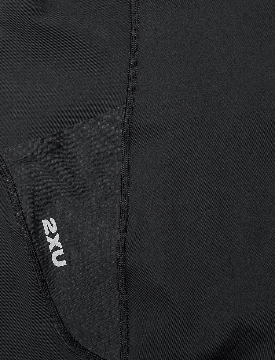 2XU - AERO MESH HI-RISE COMPRESSION 4 INCH SHORTS - jooksuretuusid - black/silver reflective - 4