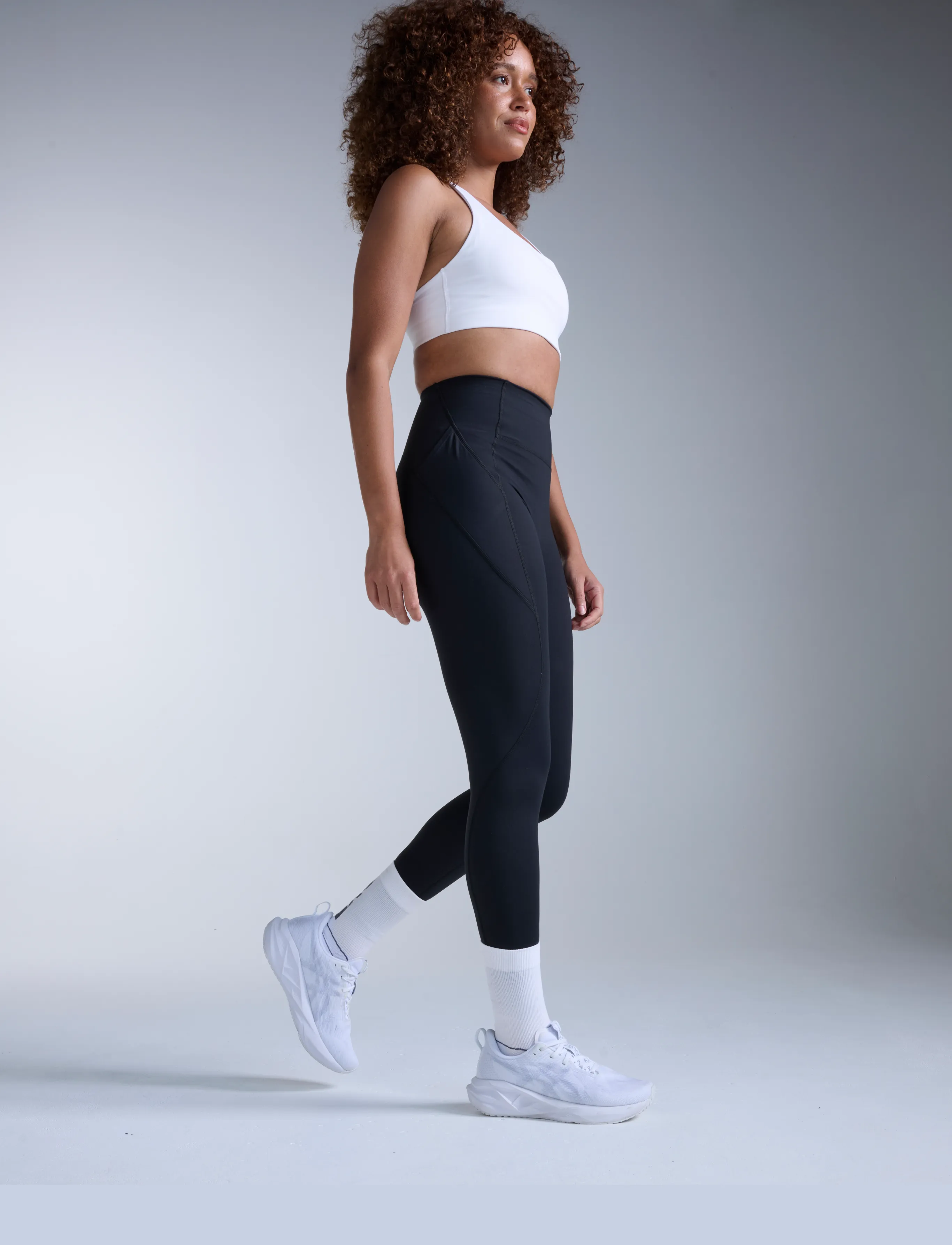 2XU - FLEX HI-RISE COMPRESSION TIGHTS - täispikkus - black/black - 4