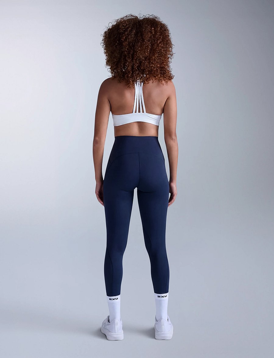 2XU - FLEX HI-RISE COMPRESSION TIGHTS - training tights - midnight/midnight - 3
