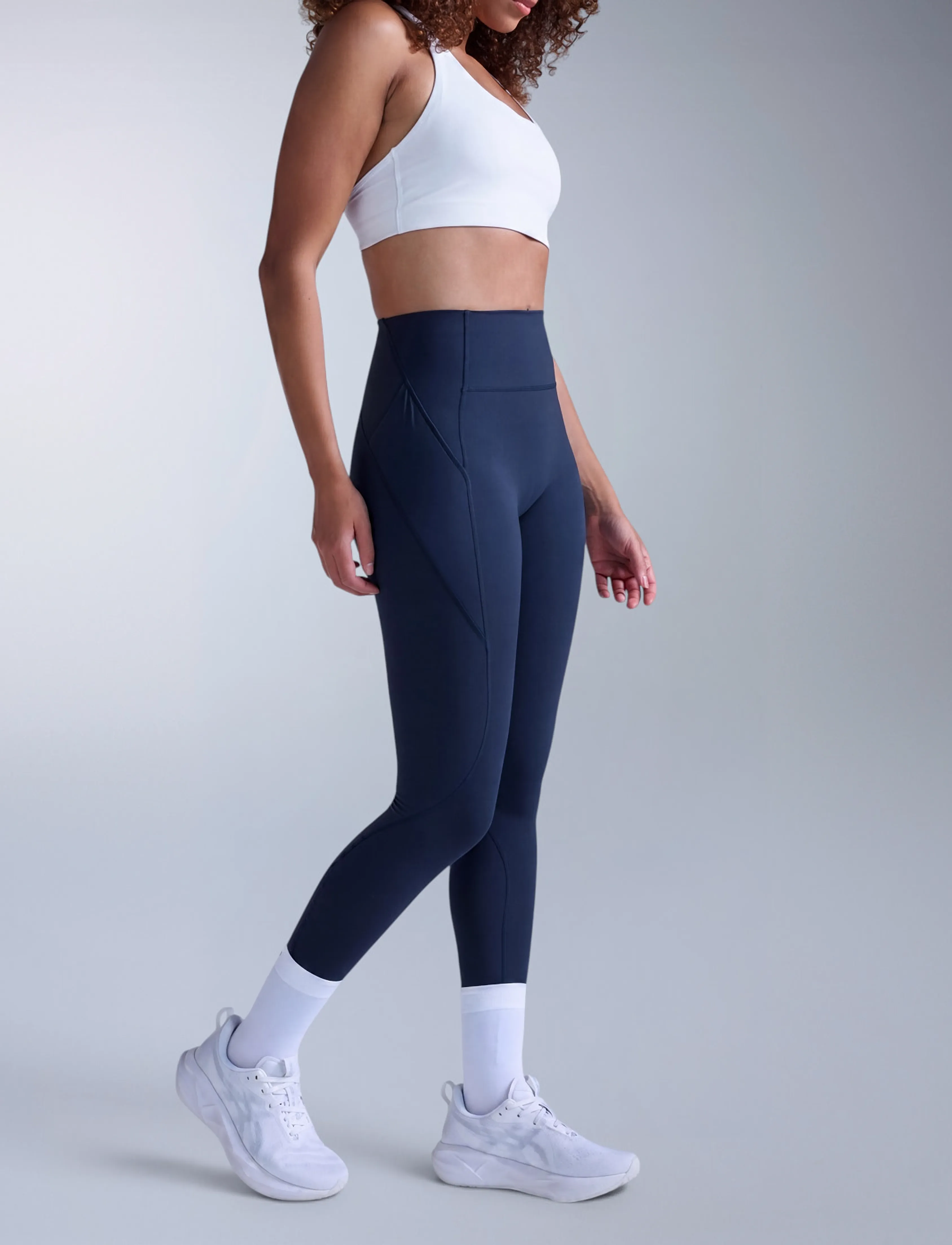 2XU - FLEX HI-RISE COMPRESSION TIGHTS - training tights - midnight/midnight - 4
