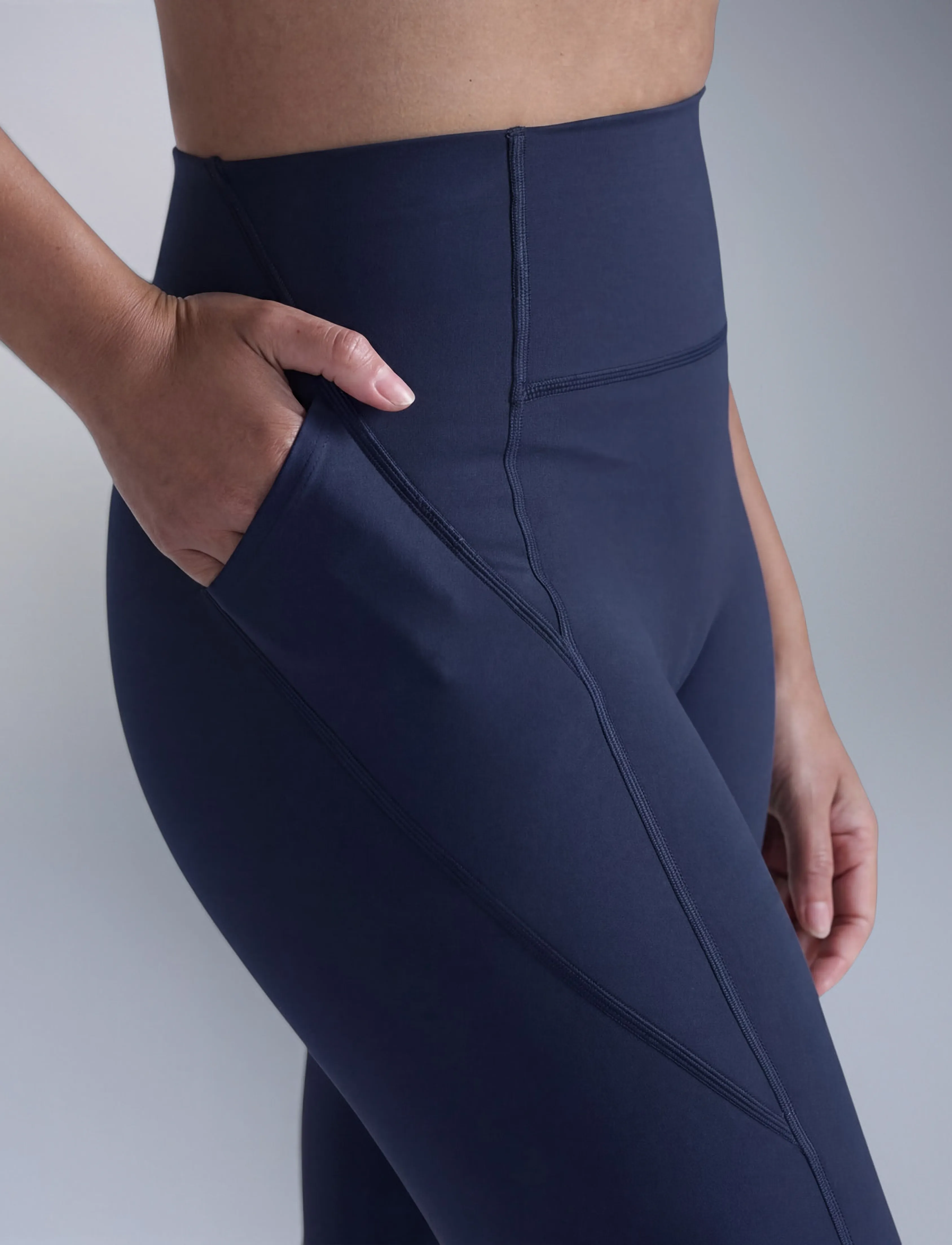 2XU - FLEX HI-RISE COMPRESSION TIGHTS - training tights - midnight/midnight - 5