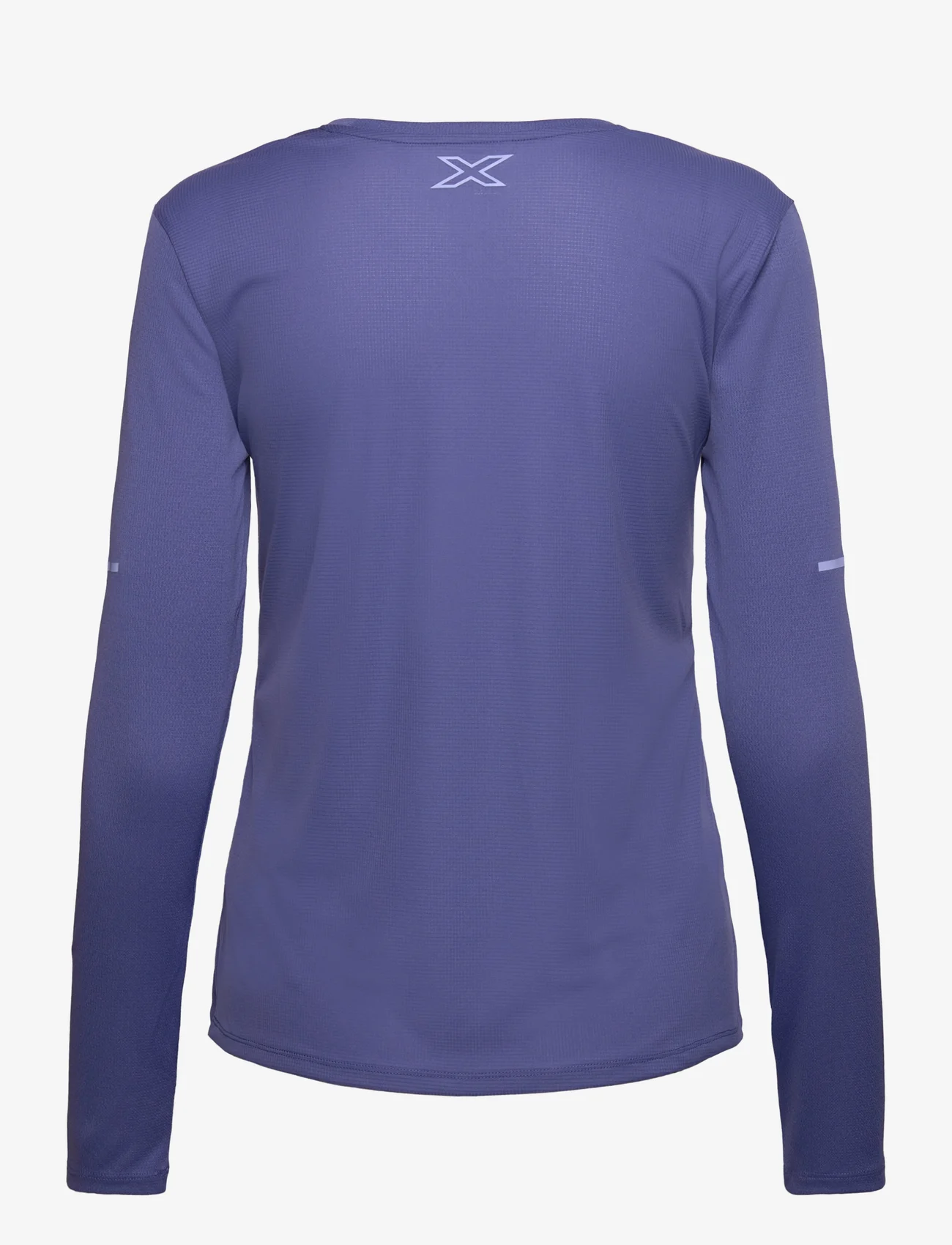 2XU - AERO L/S - t-shirts & tops - marlin/hydrangea reflective - 1