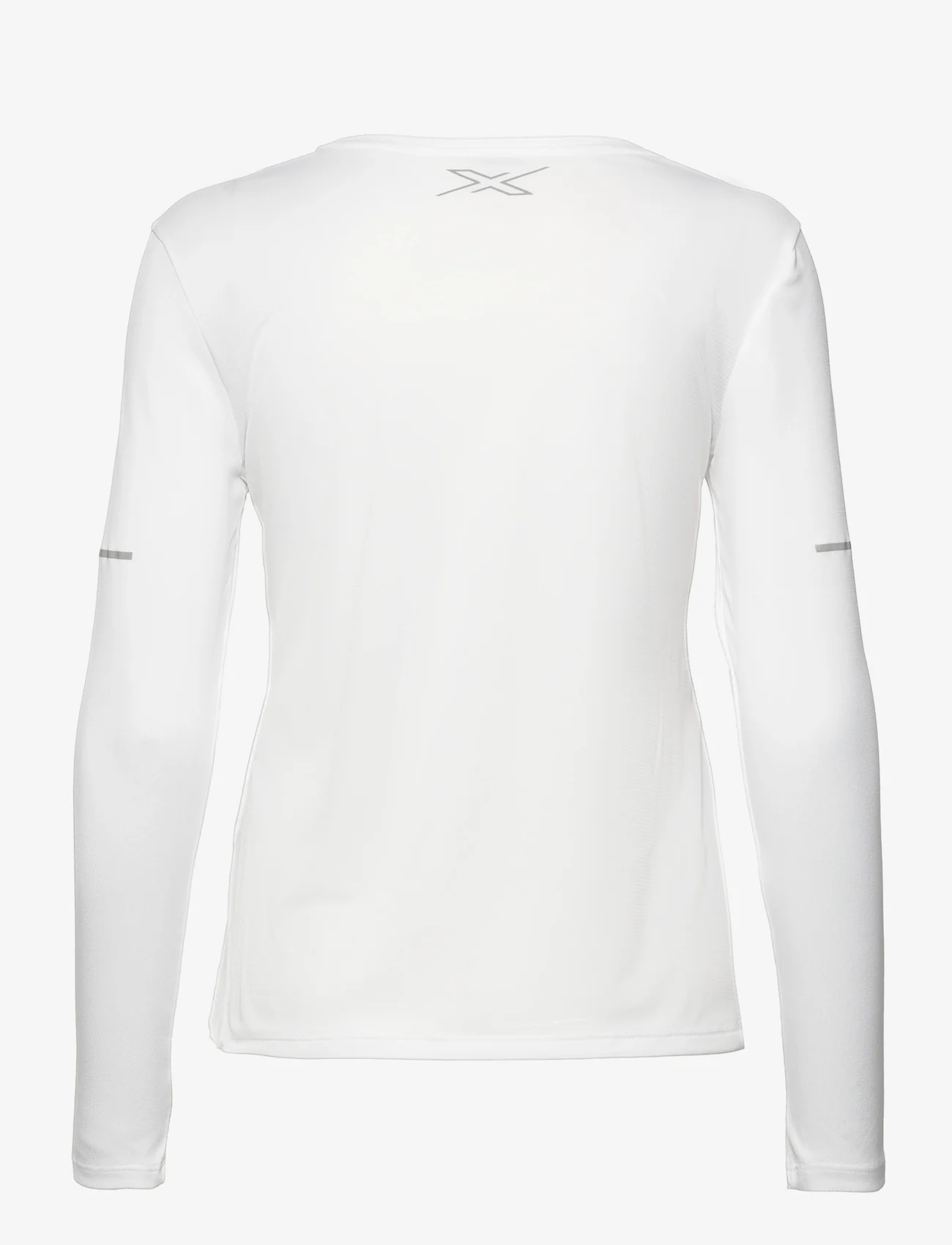 2XU - AERO L/S - t-shirts & tops - white/silver reflective - 1