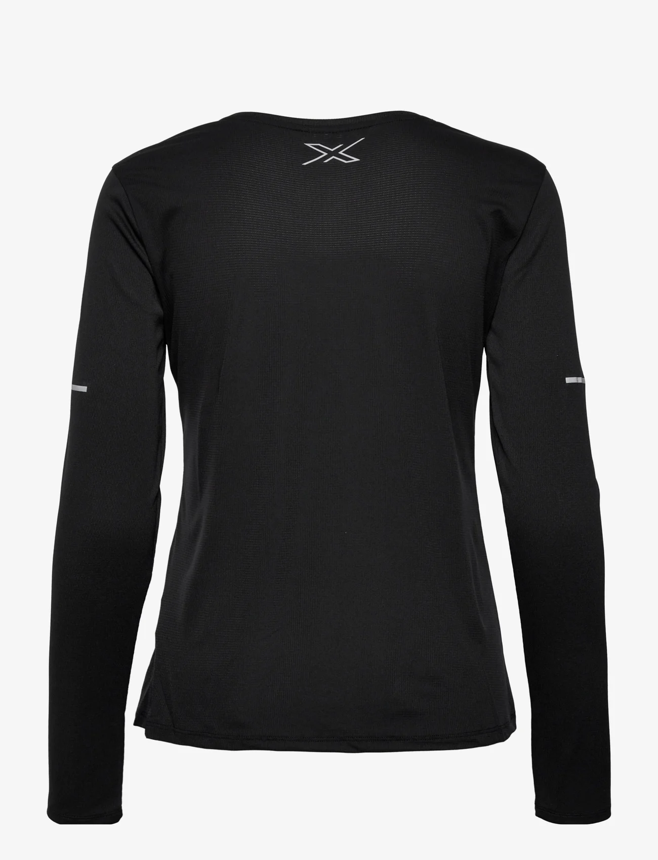 2XU - AERO L/S - tops & t-shirts - black/silver reflective - 1
