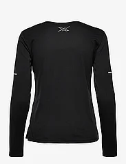2XU - AERO L/S - t-shirts & tops - black/silver reflective - 1