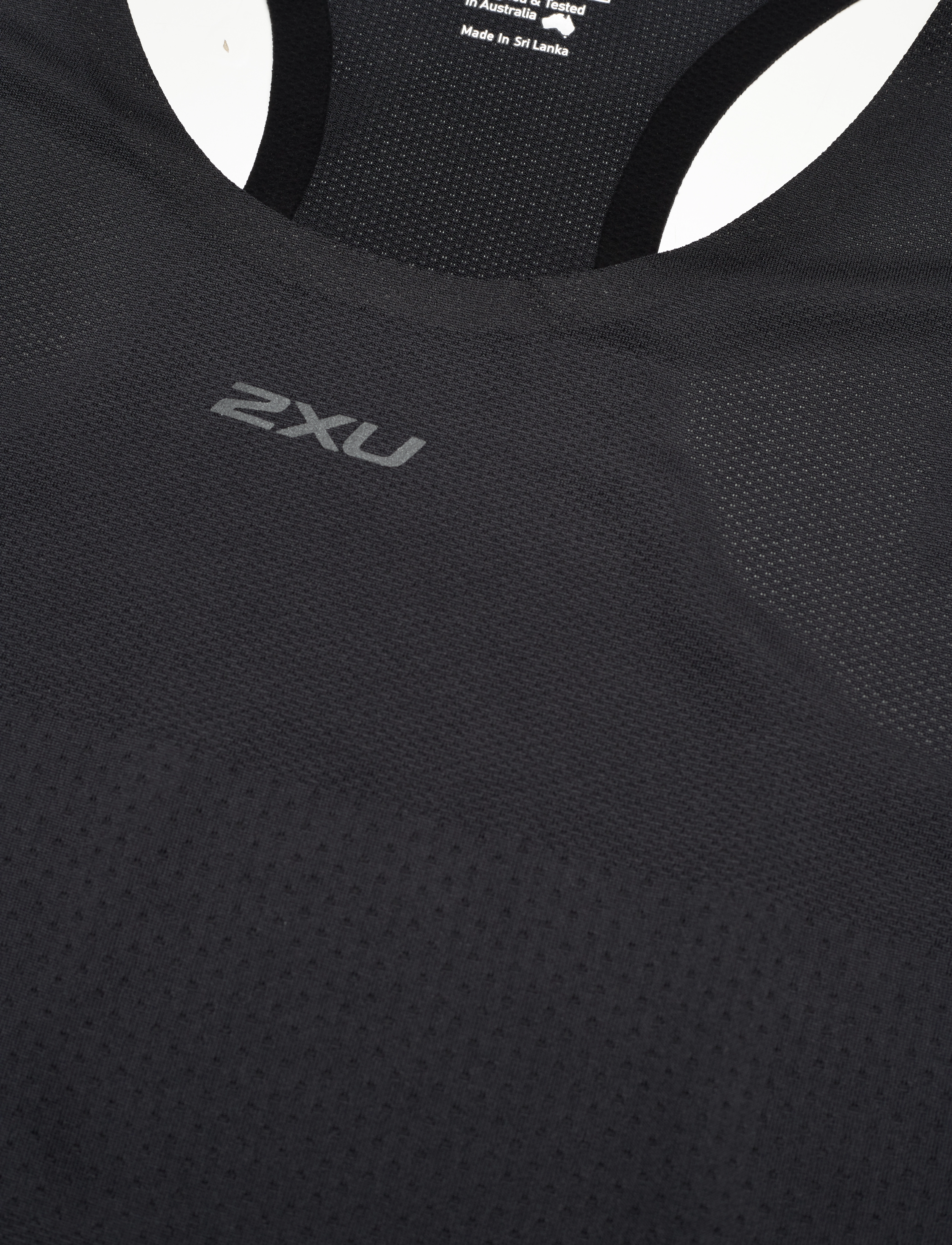 2XU - LIGHT SPEED TECH SINGLET - black/ black reflective - 2