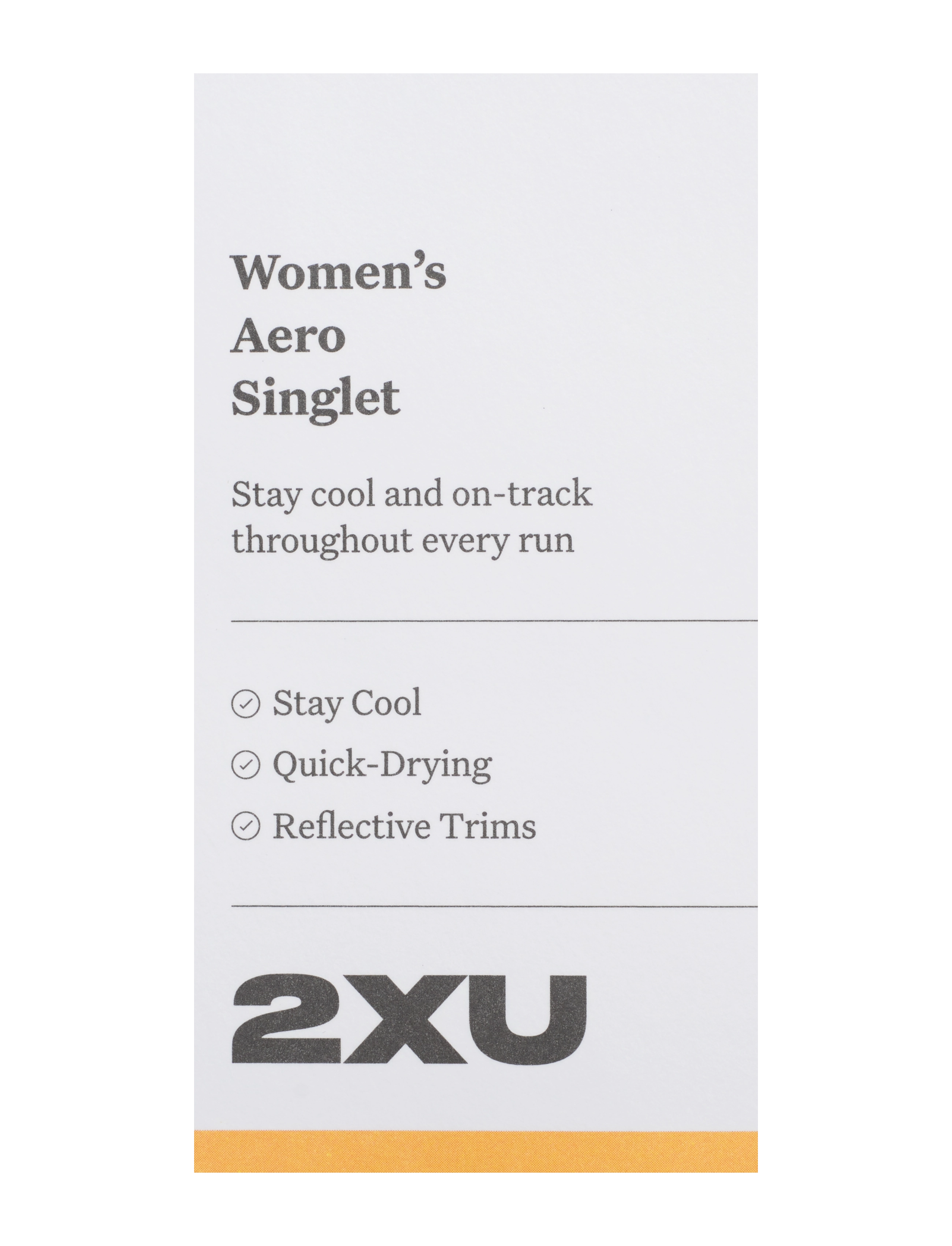2XU - AERO SINGLET - black/silver reflective - 2