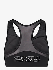 2XU - MOTION ZIP BRA - sportinės liemenėlės - black/white - 1