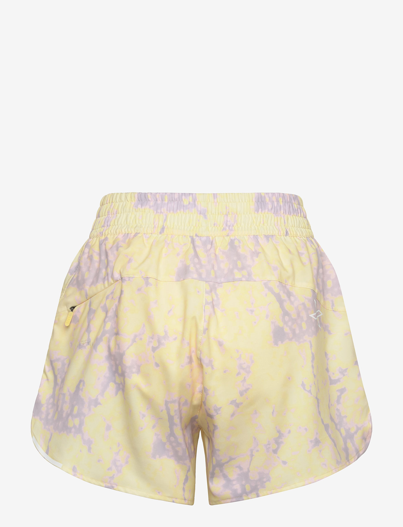 2XU - AERO HI-RISE 4 INCH SHORTS - laufshorts - pixel lemon/white reflective - 1