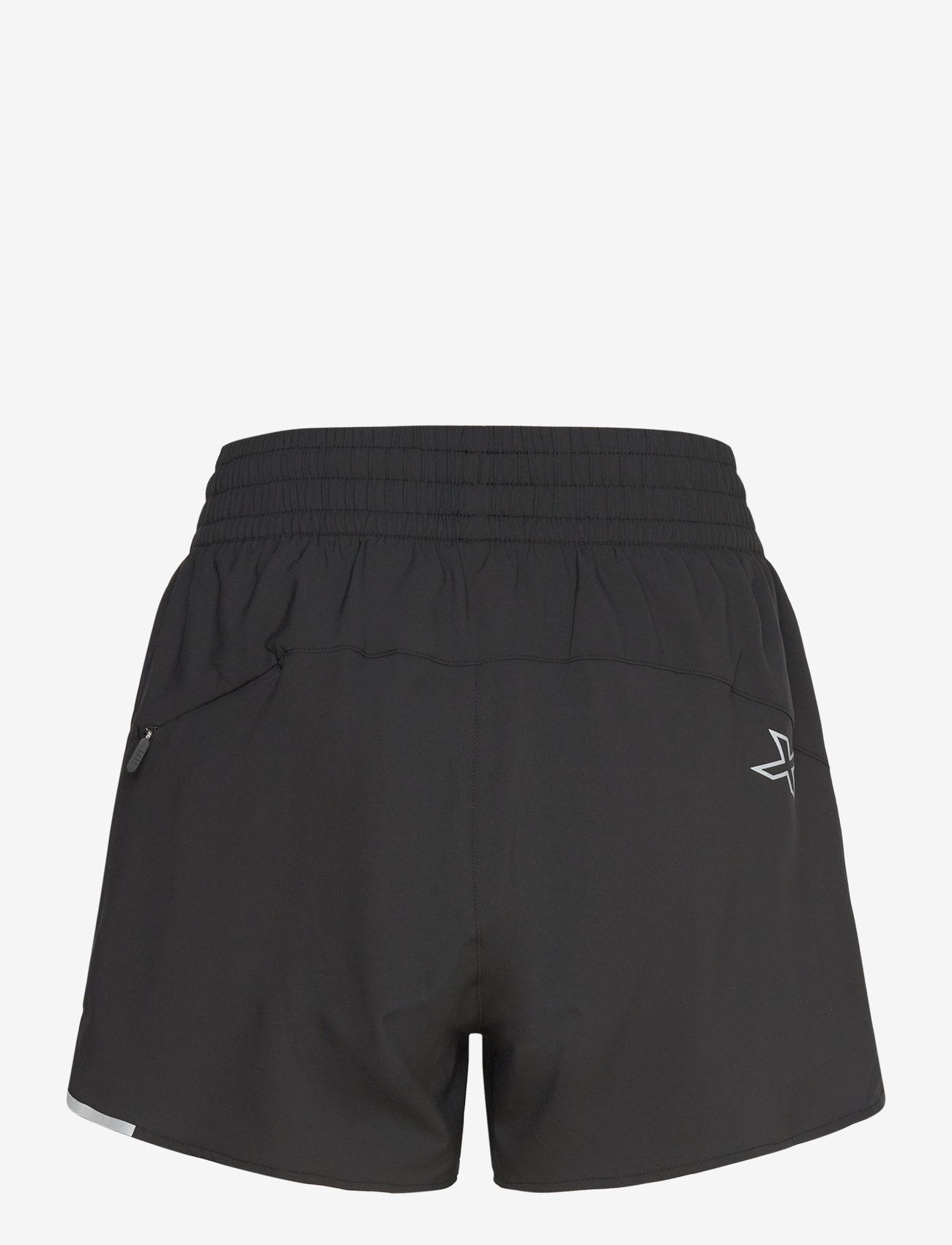 2XU - AERO HI-RISE 4 INCH SHORTS - running shorts - black/silver reflective - 2