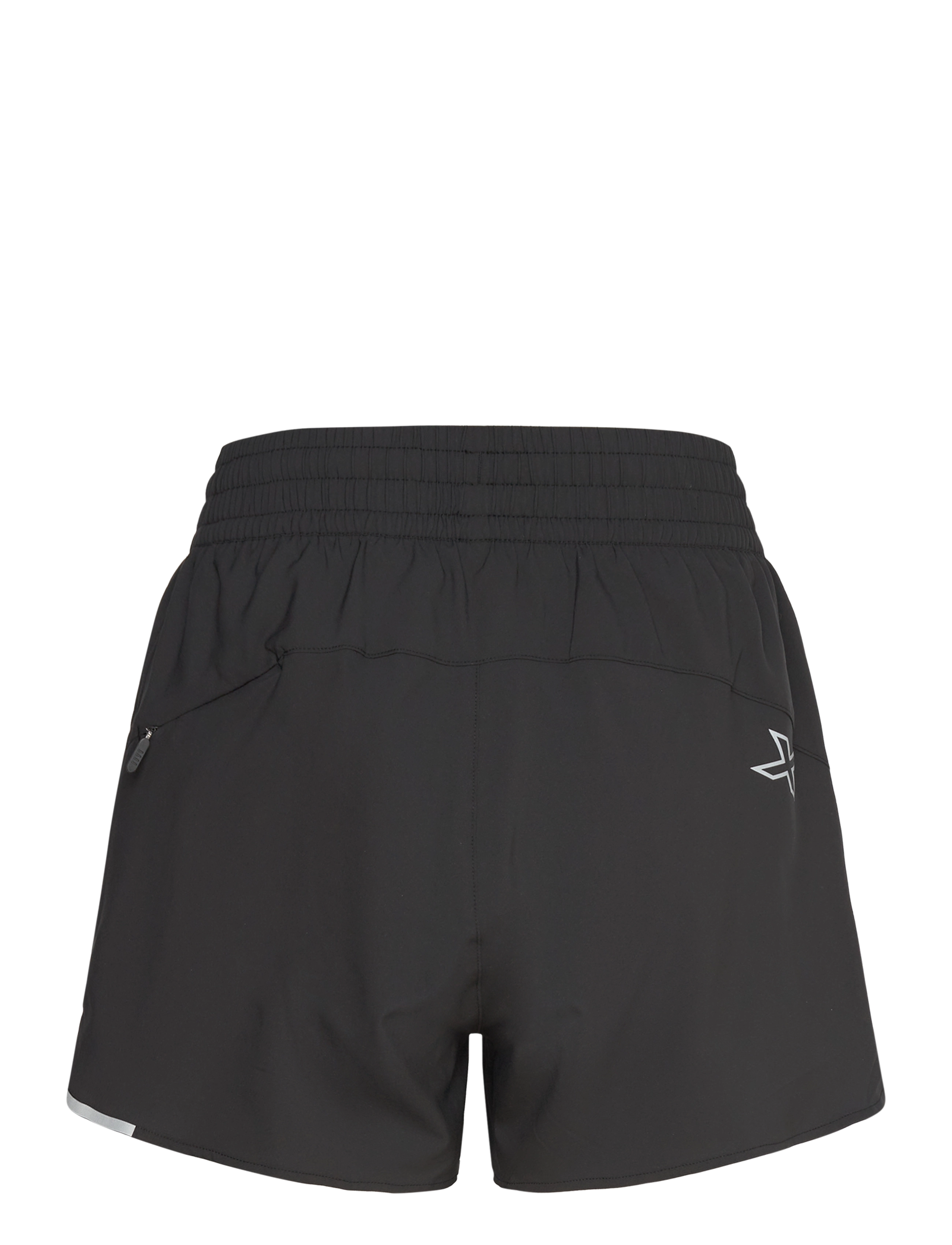 2XU - AERO HI-RISE 4 INCH SHORTS - black/silver reflective - 2
