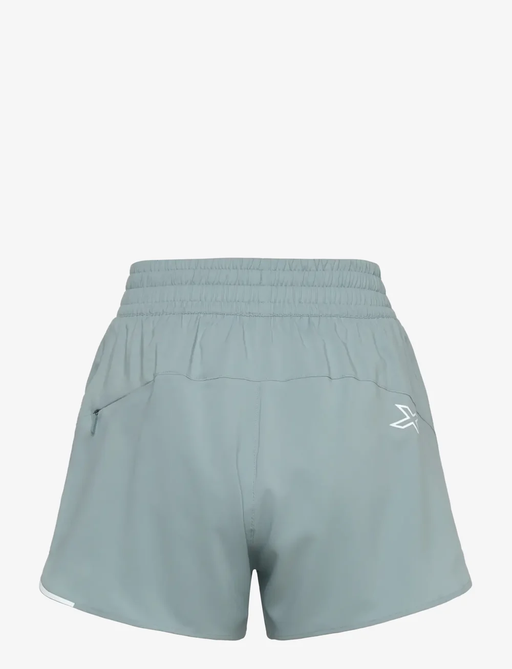 2XU - AERO HI-RISE 4 INCH SHORTS - löparshorts - smoke blue/white reflective - 1