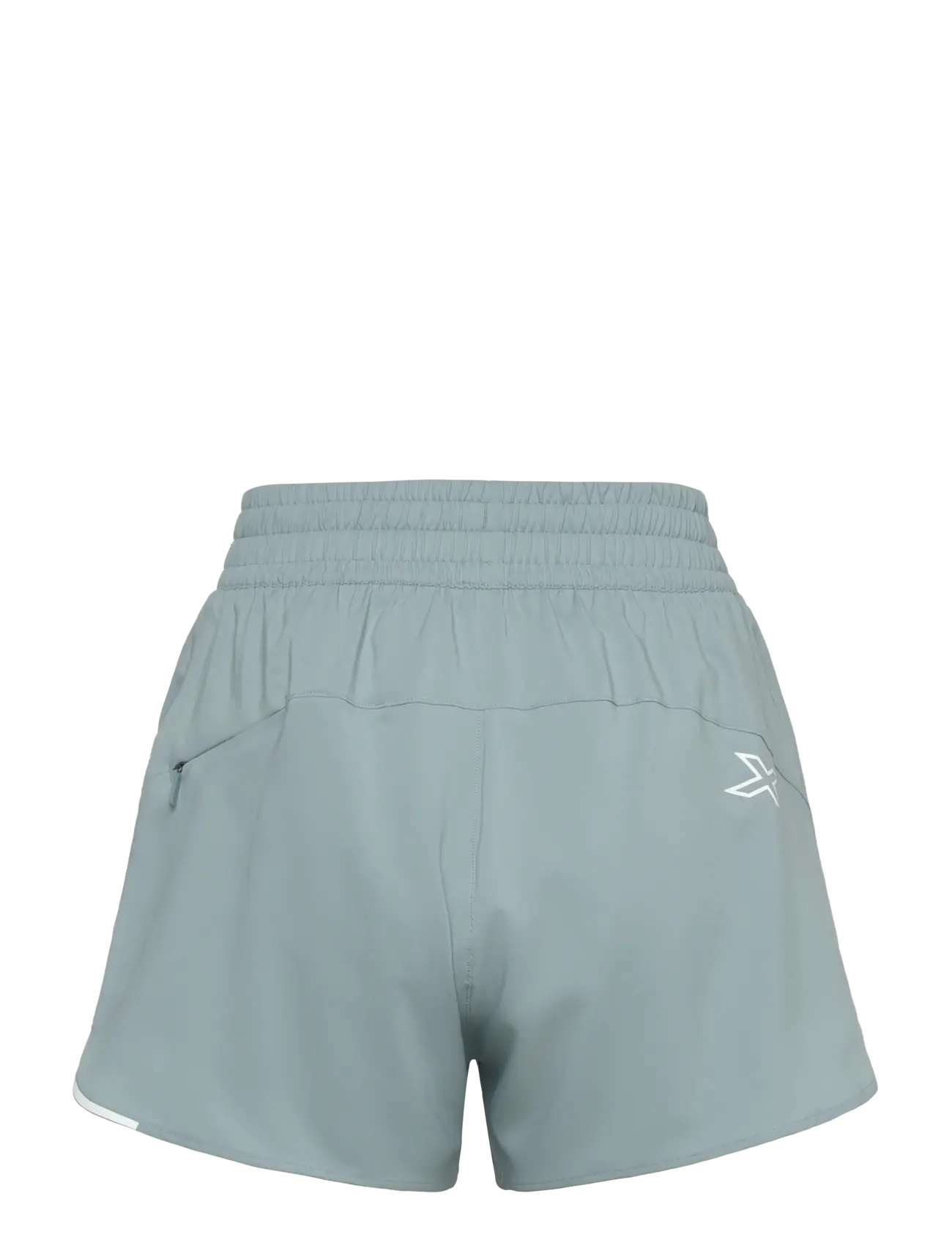 2XU - AERO HI-RISE 4 INCH SHORTS - løbeshorts - smoke blue/white reflective - 1
