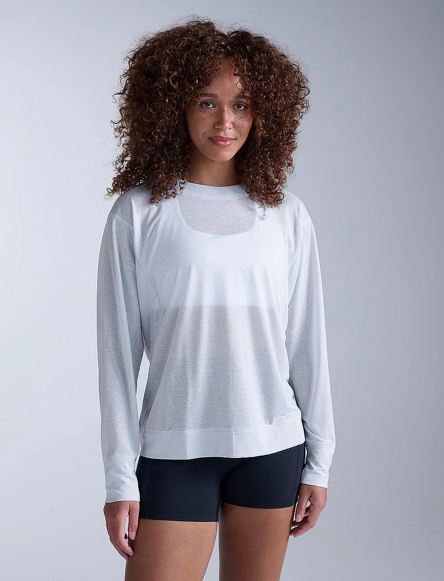 2XU - RELIGHT LONG SLEEVE - langærmede t-shirts - white/white - 0