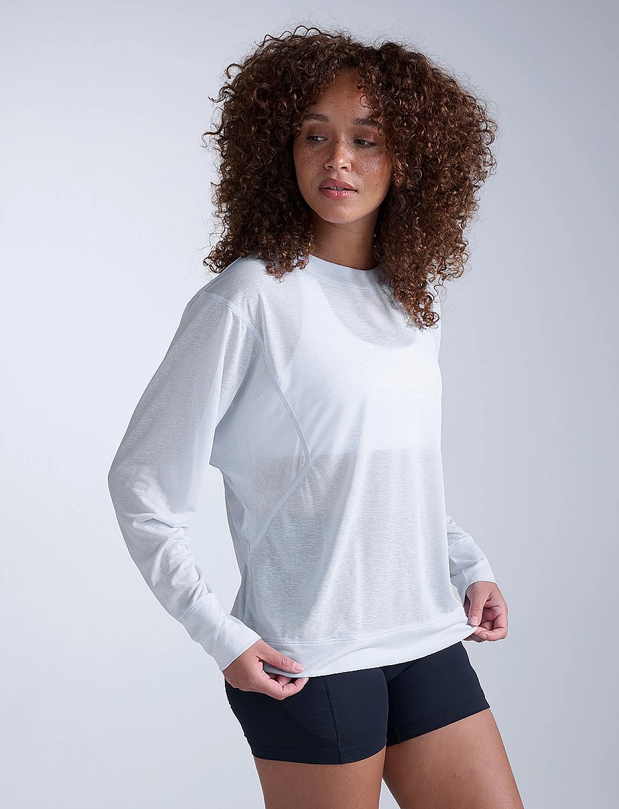 2XU - RELIGHT LONG SLEEVE - langærmede t-shirts - white/white - 3