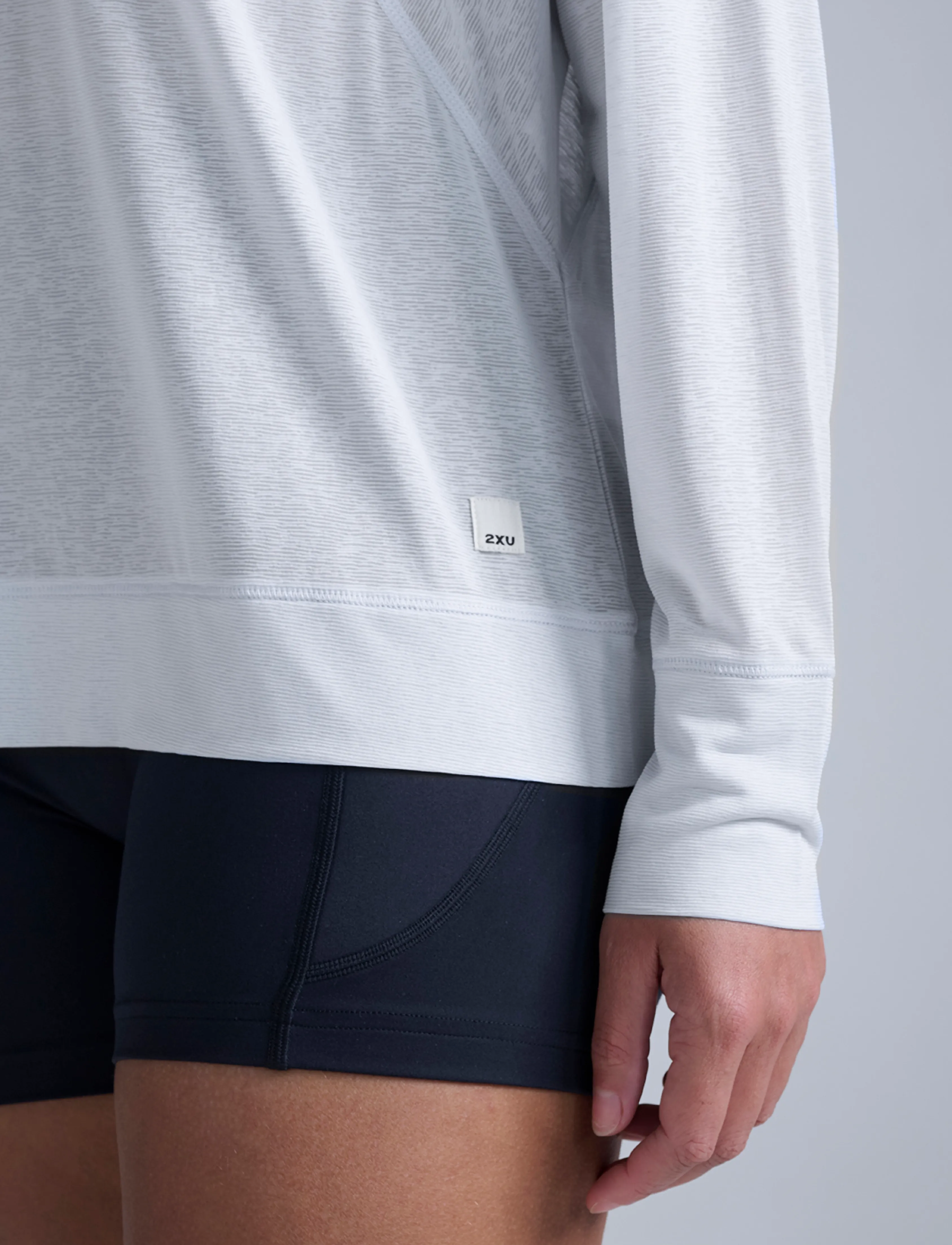 2XU - RELIGHT LONG SLEEVE - langærmede t-shirts - white/white - 4