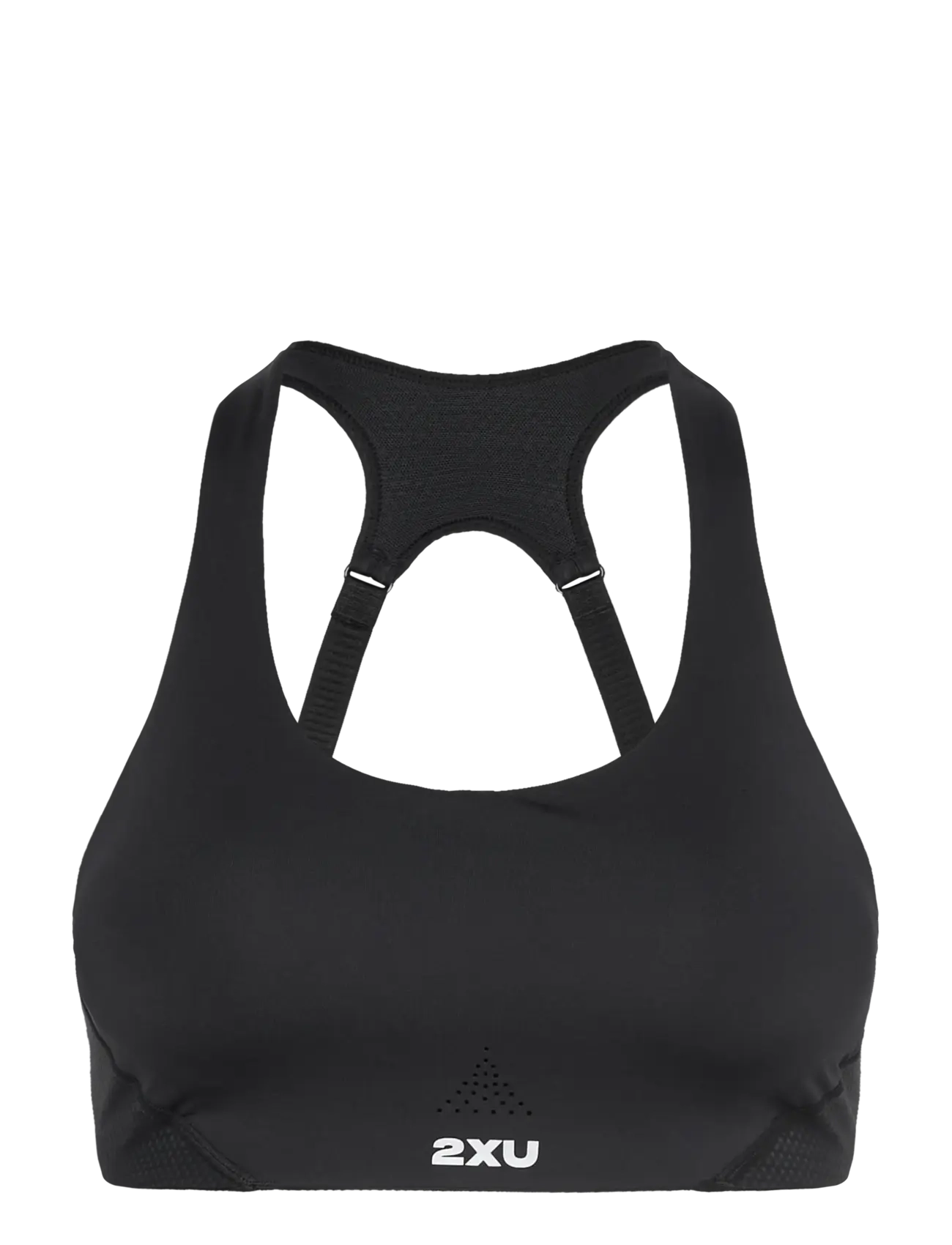 2XU Aero Mesh Medium Impact Bra, Kvinder, Medium Impact Mesh Sports BH, Sort, Str: XS