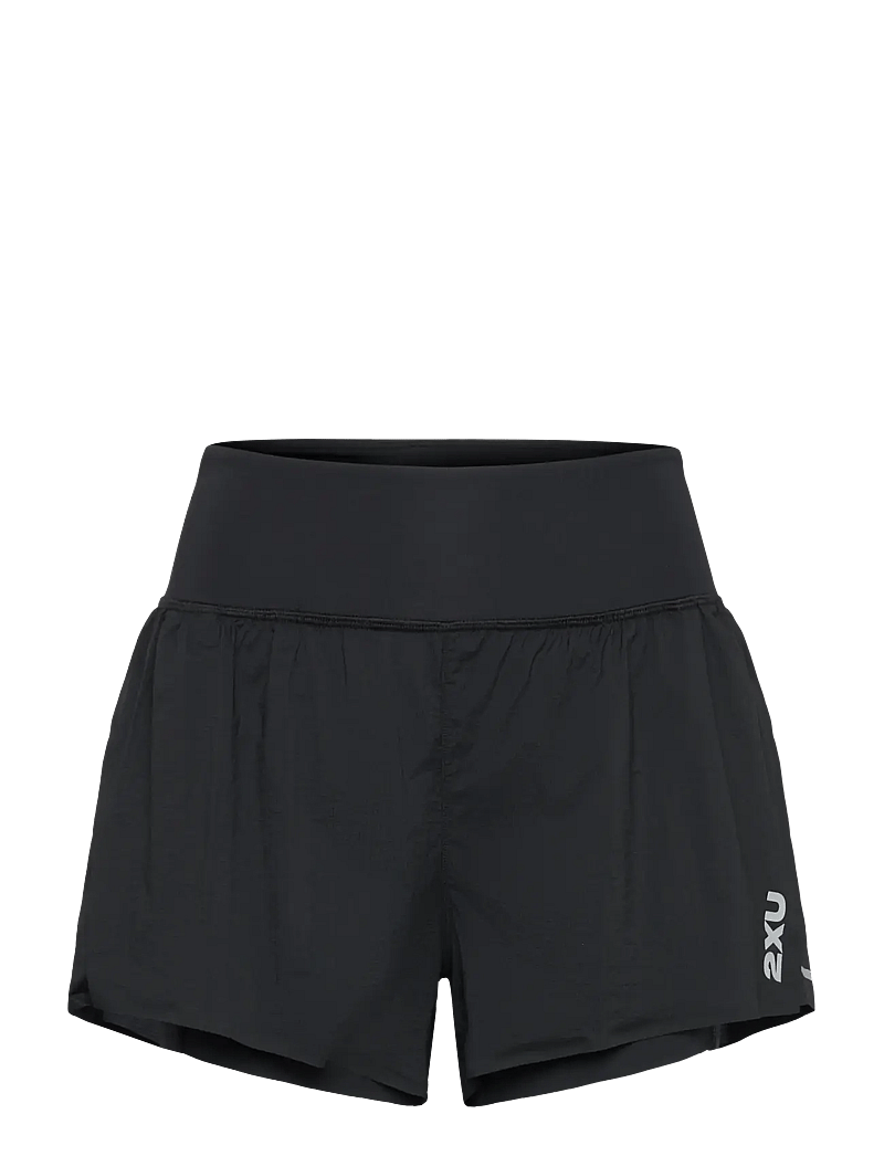 2XU - AERO HI-RISE 2-IN-1 3 INCH SHORTS - løbeshorts - black/silver reflective - 0