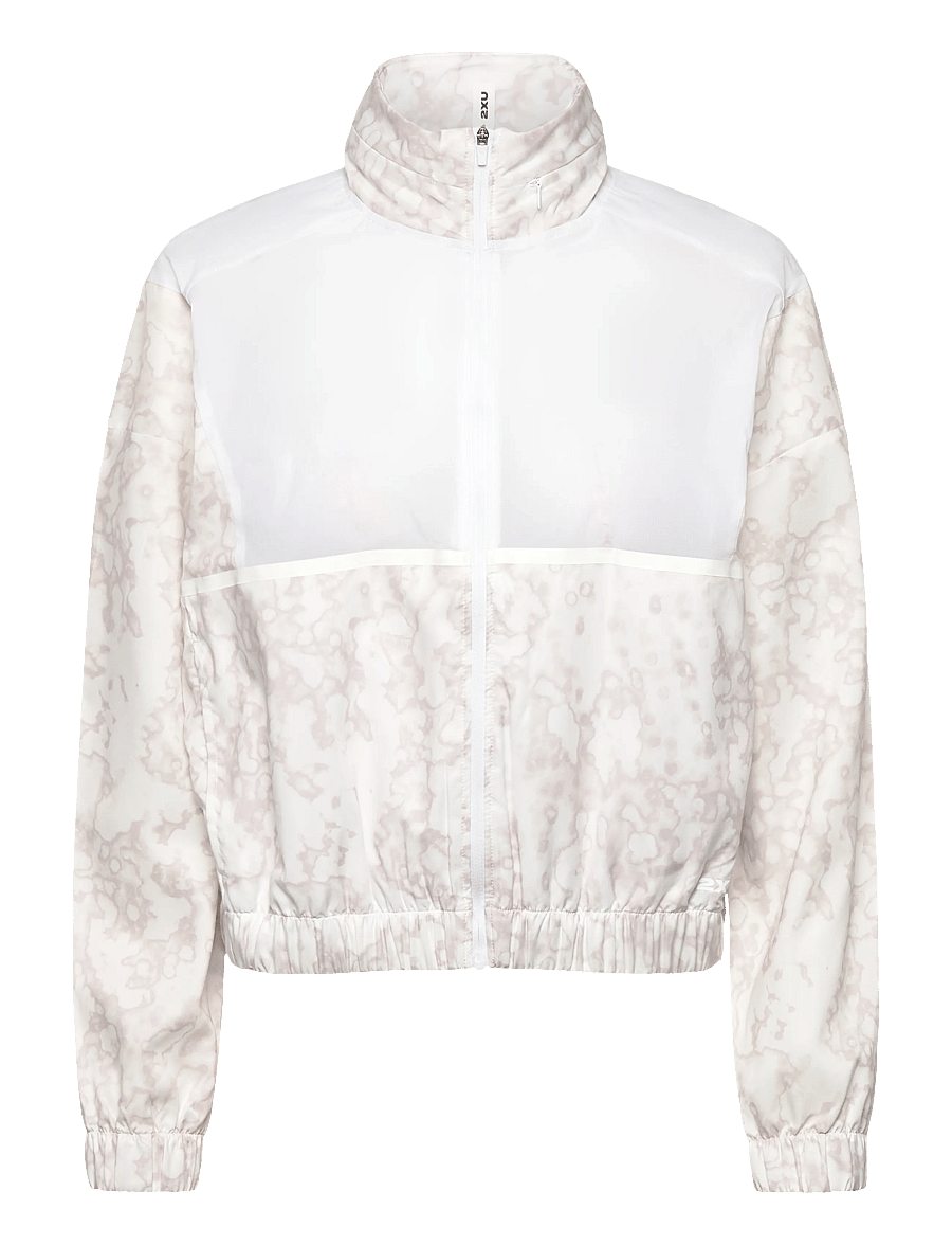 2XU - AERO SHEER WINDBREAKER - trainingsjacken - white breccia/white reflective - 0