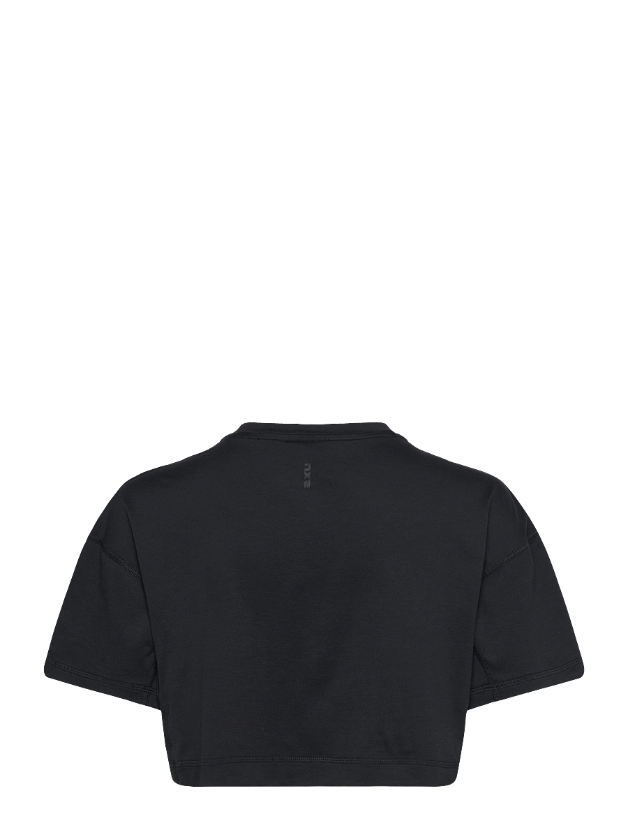 2XU - FORM SOFT JERSEY CROP TEE - crop-tops - black/black - 1