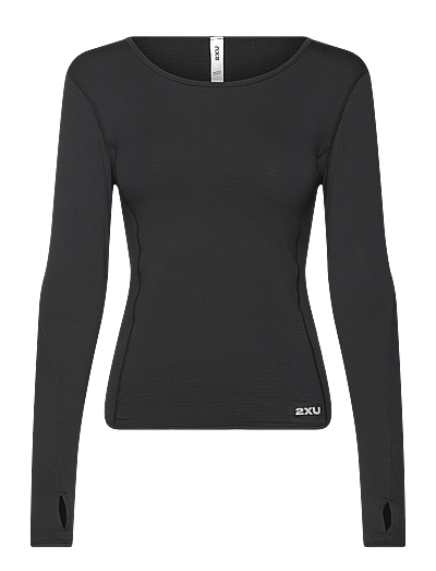 2XU IGNITION GRID BASE LAYER - Oberteile - BLACK/SILVER REFLECTIVE / black