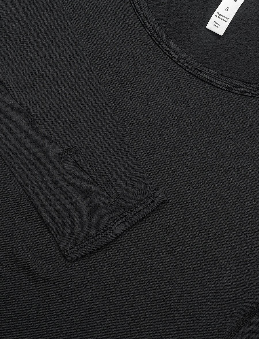 2XU - IGNITION GRID BASE LAYER - pikkade varrukatega alussärgid - black/silver reflective - 2