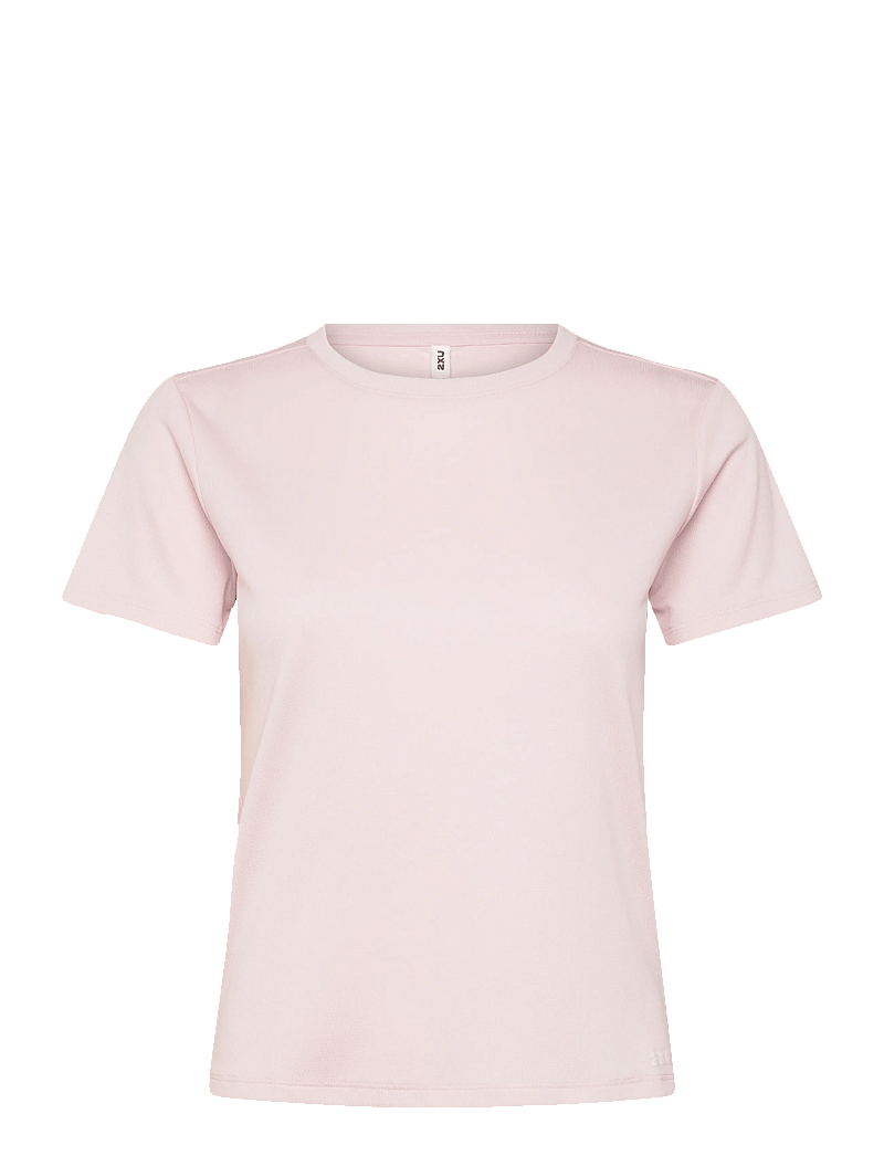 2XU - AERO MESH TEE - t-shirts - pink frost/pink frost reflective - 0