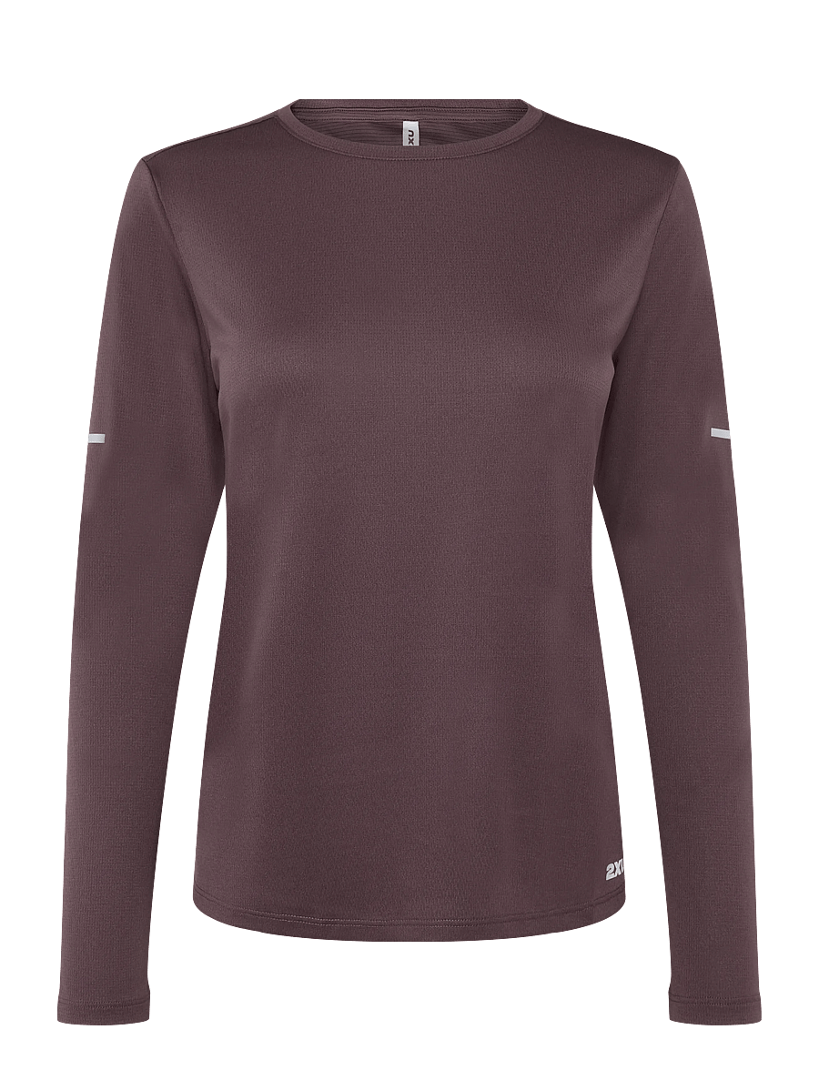2XU - AERO MESH LONG SLEEVE - longsleeved tops - currant/silver reflective - 1