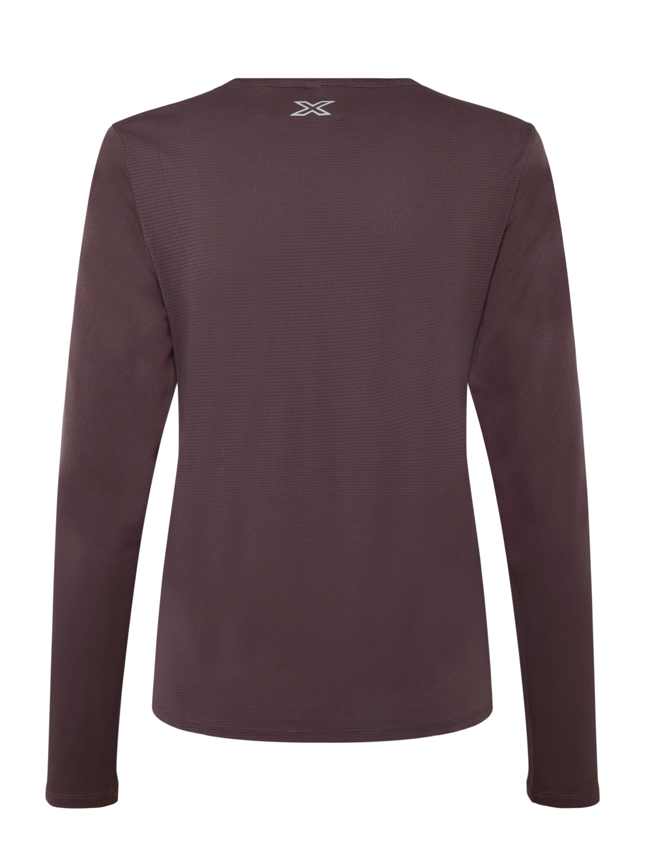 2XU - AERO MESH LONG SLEEVE - longsleeved tops - currant/silver reflective - 2