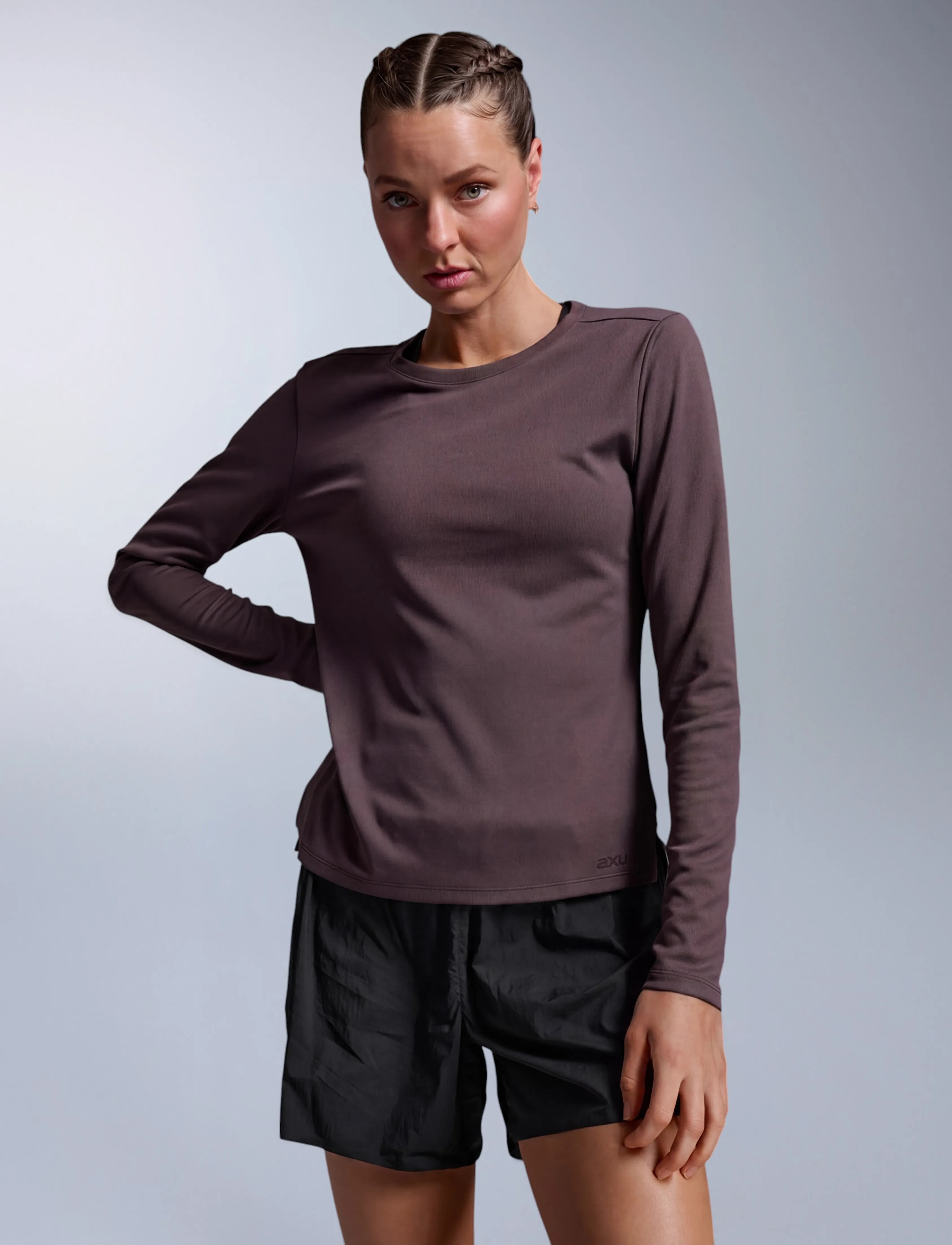 2XU - AERO MESH LONG SLEEVE - longsleeved tops - currant/silver reflective - 0