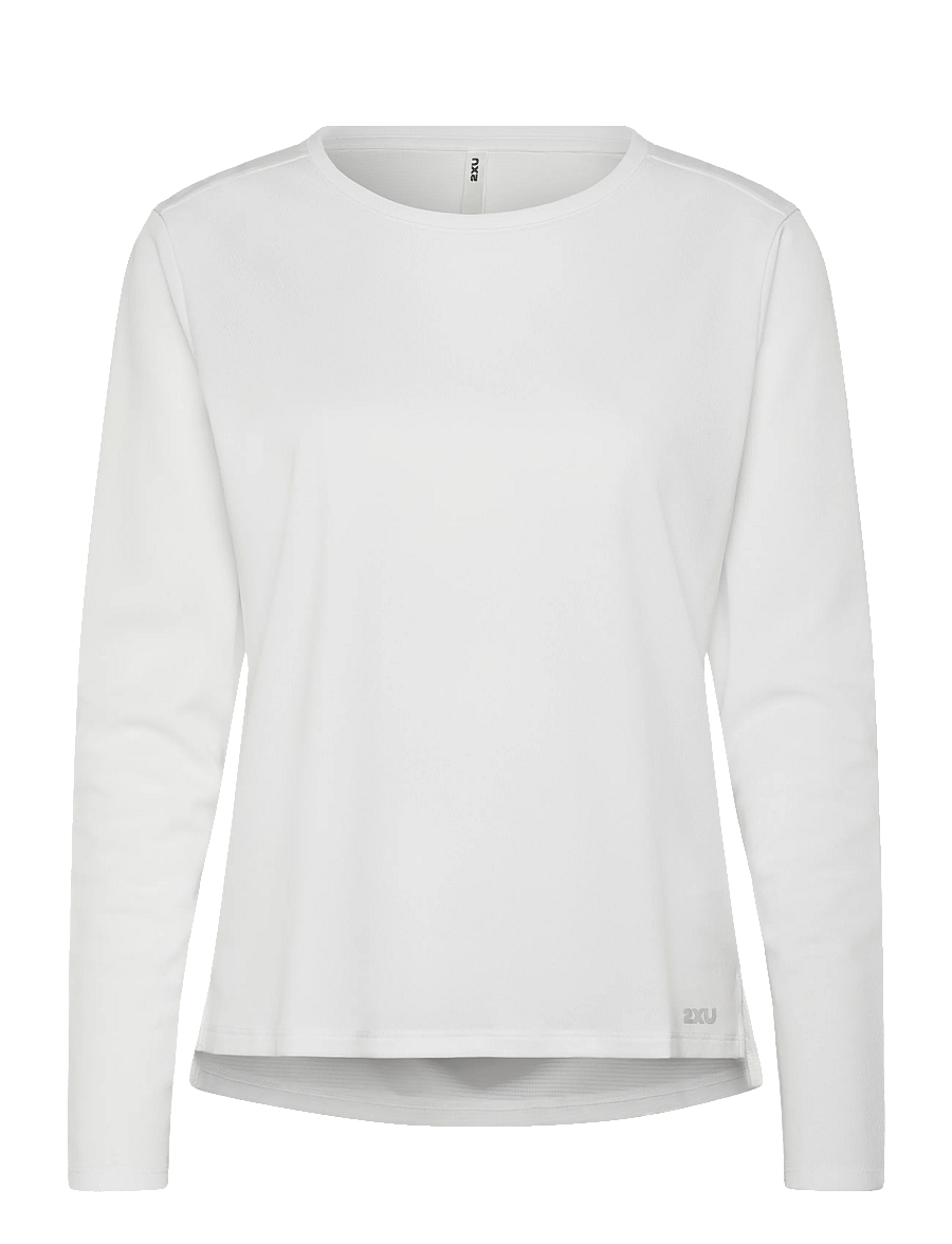 2XU - AERO MESH LONG SLEEVE - langarmshirts - white/silver reflective - 0