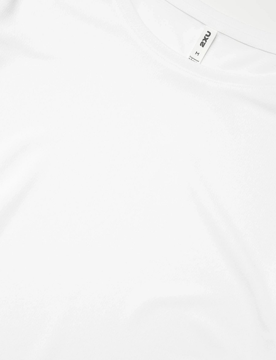2XU - AERO MESH LONG SLEEVE - langarmshirts - white/silver reflective - 2