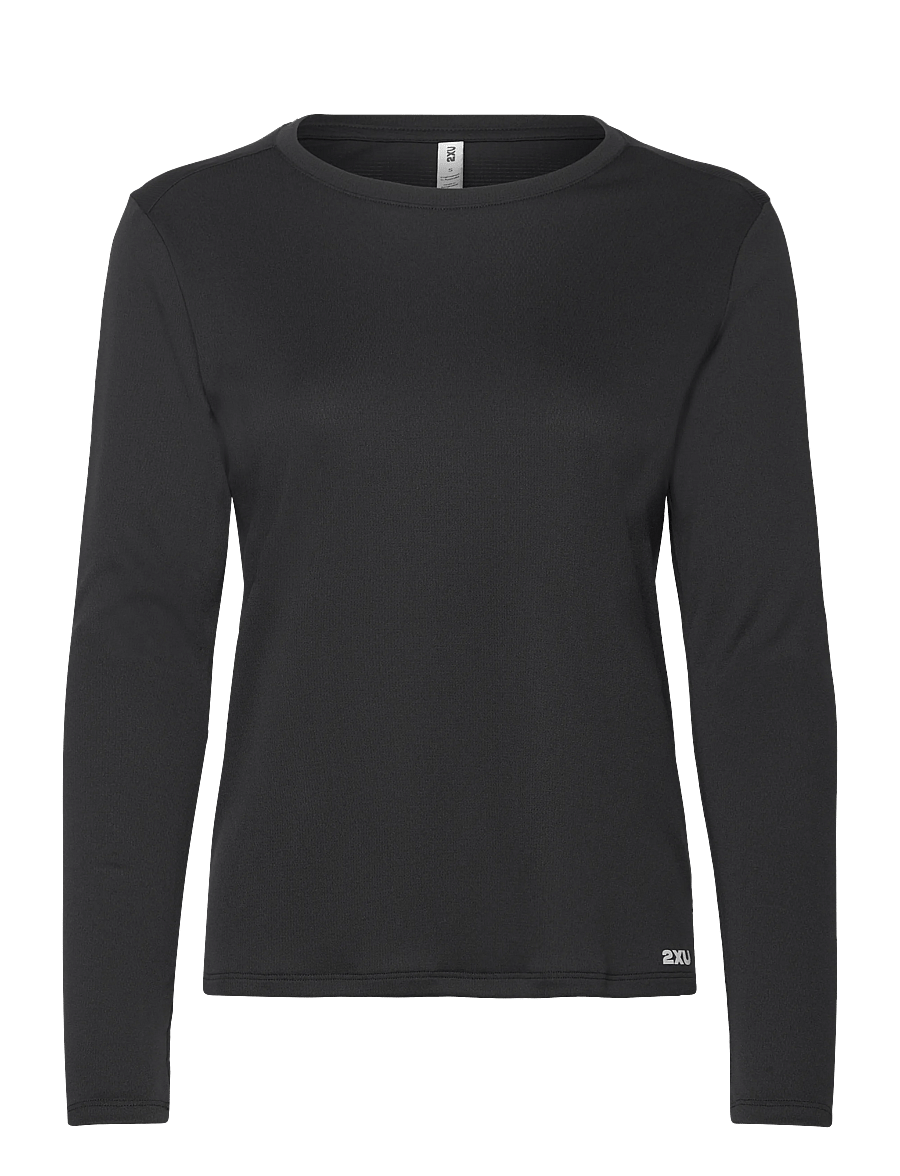 2XU - AERO MESH LONG SLEEVE - hauts à manches longues - black/silver reflective - 0