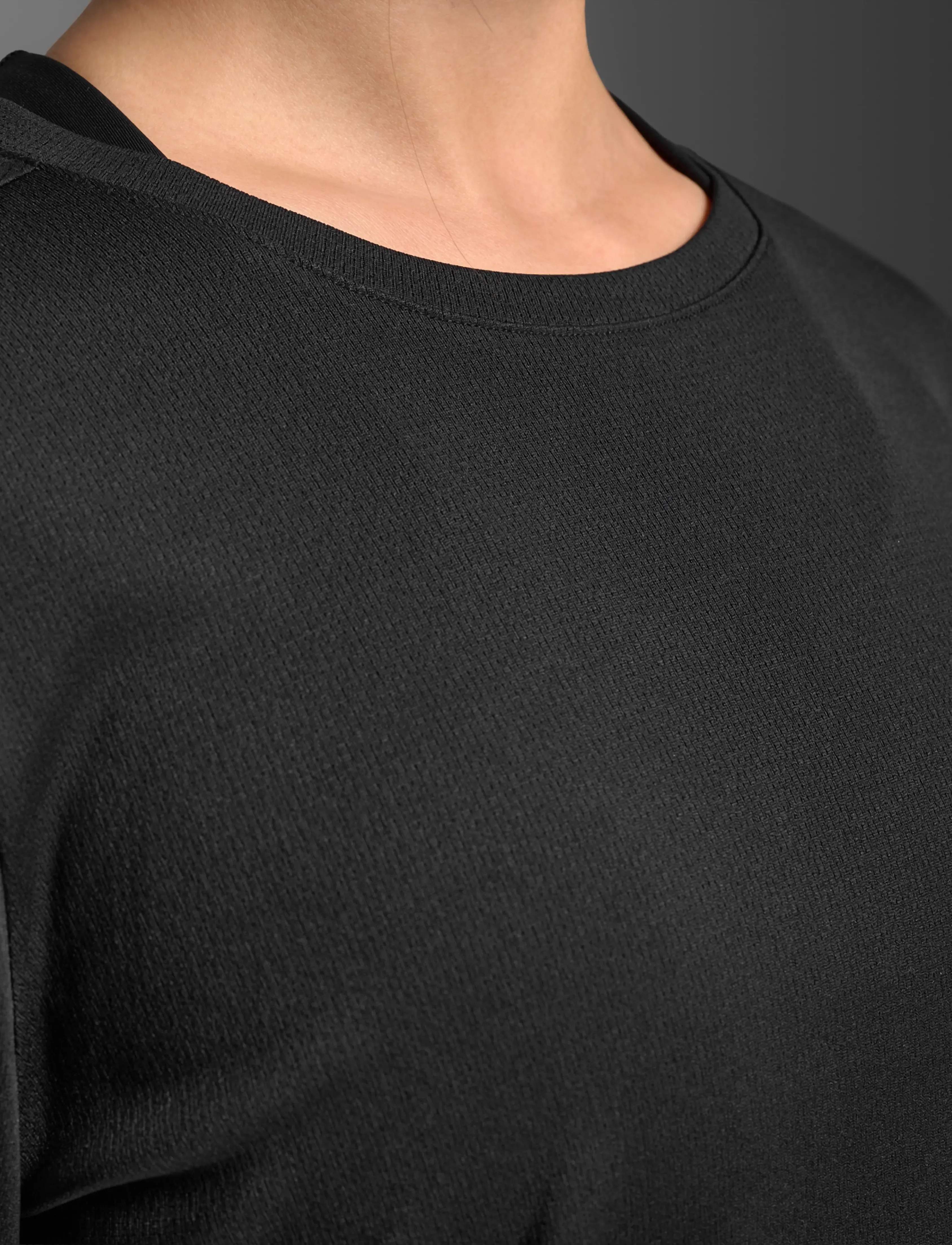 2XU - AERO MESH LONG SLEEVE - pikkade varrukatega alussärgid - black/silver reflective - 4