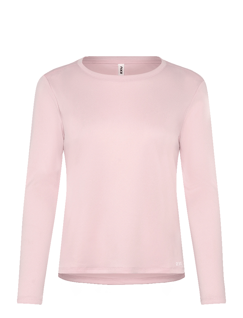 2XU - AERO MESH LONG SLEEVE - langarmshirts - pink frost/pink frost reflective - 0