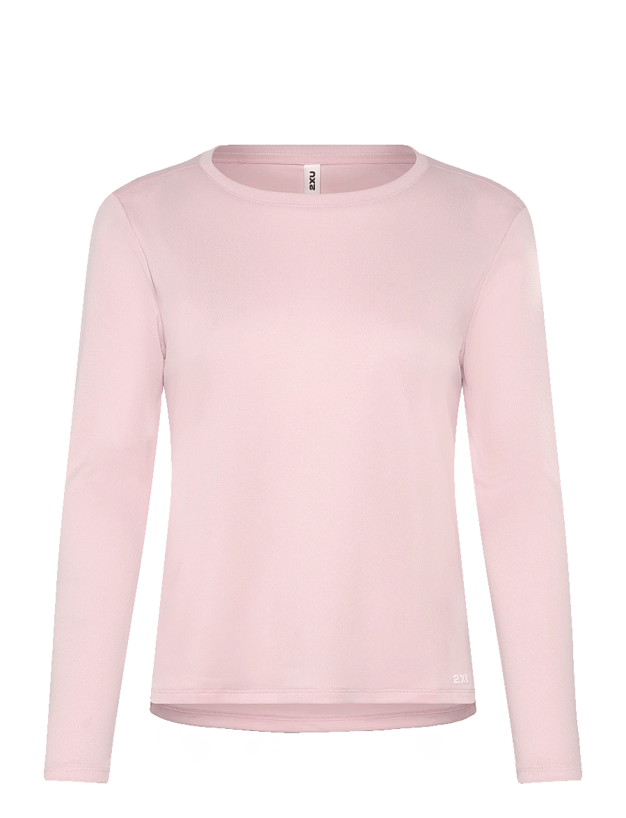 2XU - AERO MESH LONG SLEEVE - langarmshirts - pink frost/pink frost reflective - 0