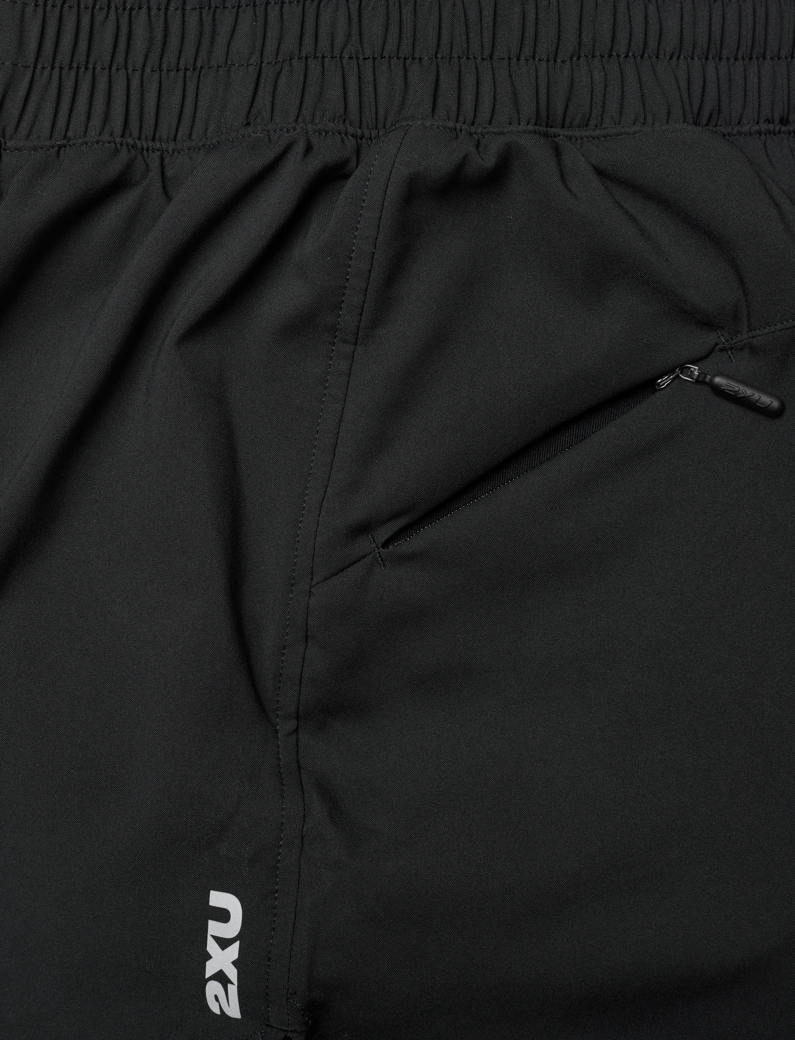 2XU - AERO HI-RISE 4 INCH SHORTS - løbeshorts - black/silver reflective - 3