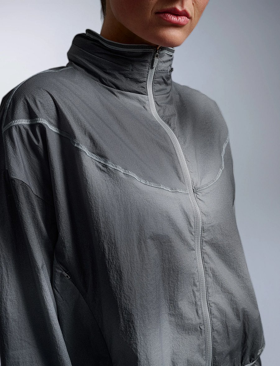 2XU - AERO SHEER BOMBER - training jackets - wvane dig fil/silver reflective - 4
