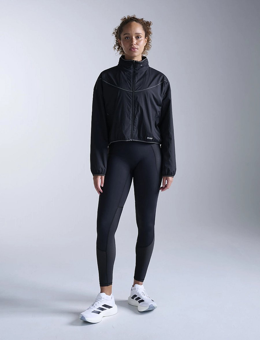 2XU - AERO SHEER BOMBER - black/silver reflective - 0