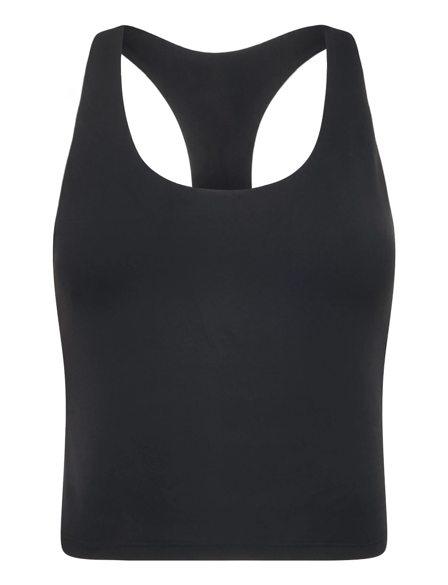 2XU - FLUID RACERBACK TANK - crop-tops - black/black - 1