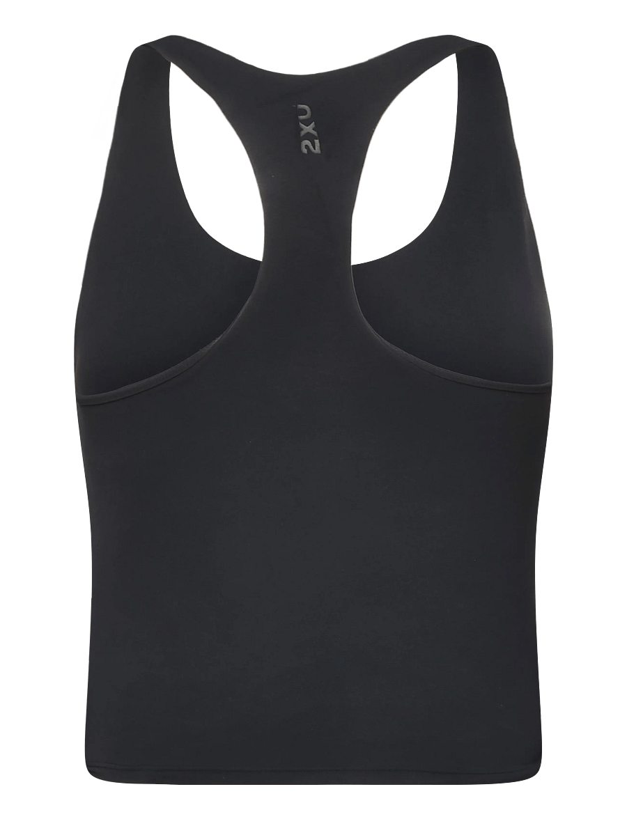 2XU - FLUID RACERBACK TANK - crop-tops - black/black - 2