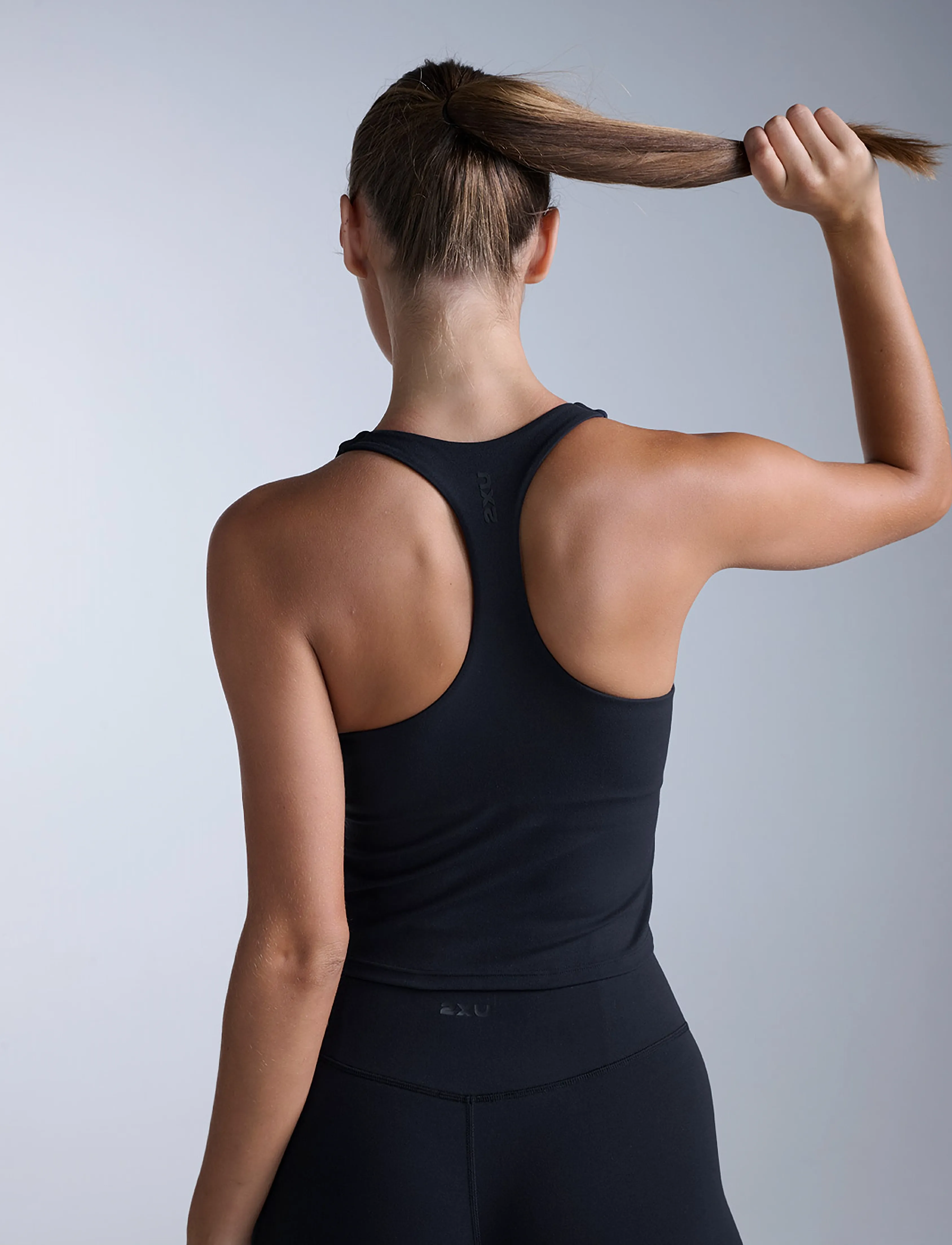 2XU - FLUID RACERBACK TANK - black/black - 3
