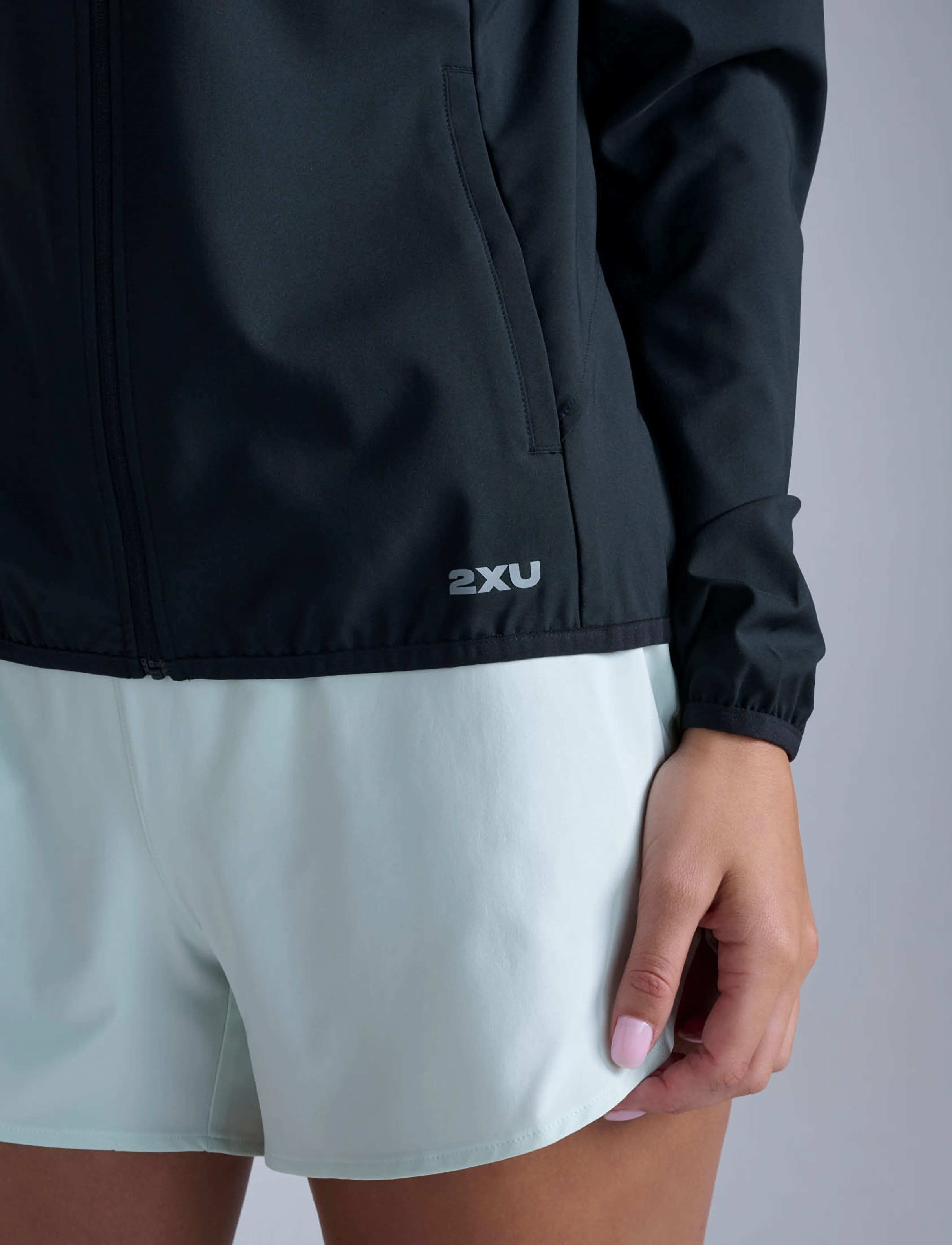 2XU - AERO JACKET - spordijakid - black/silver reflective - 4