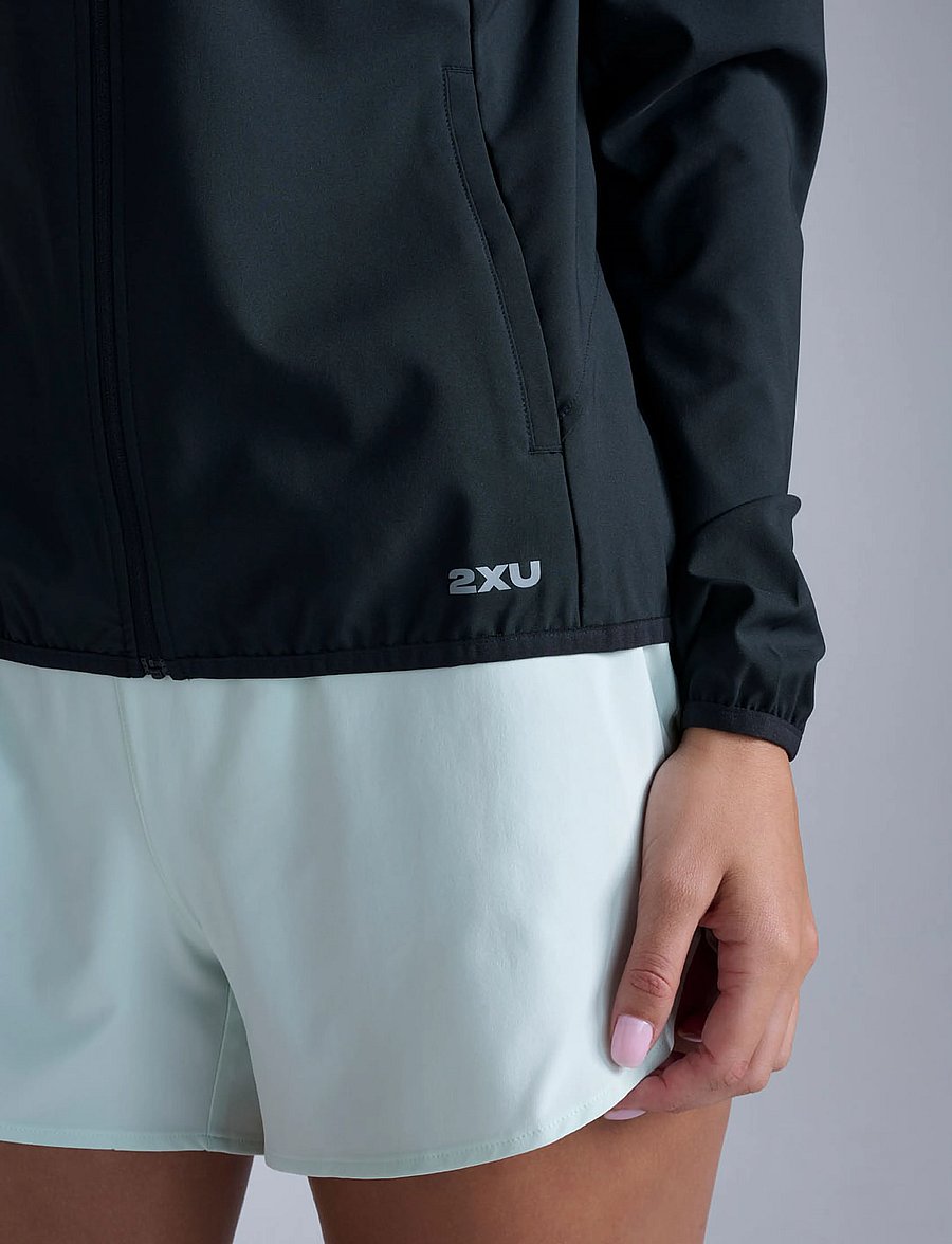 2XU - AERO JACKET - spordijakid - black/silver reflective - 4