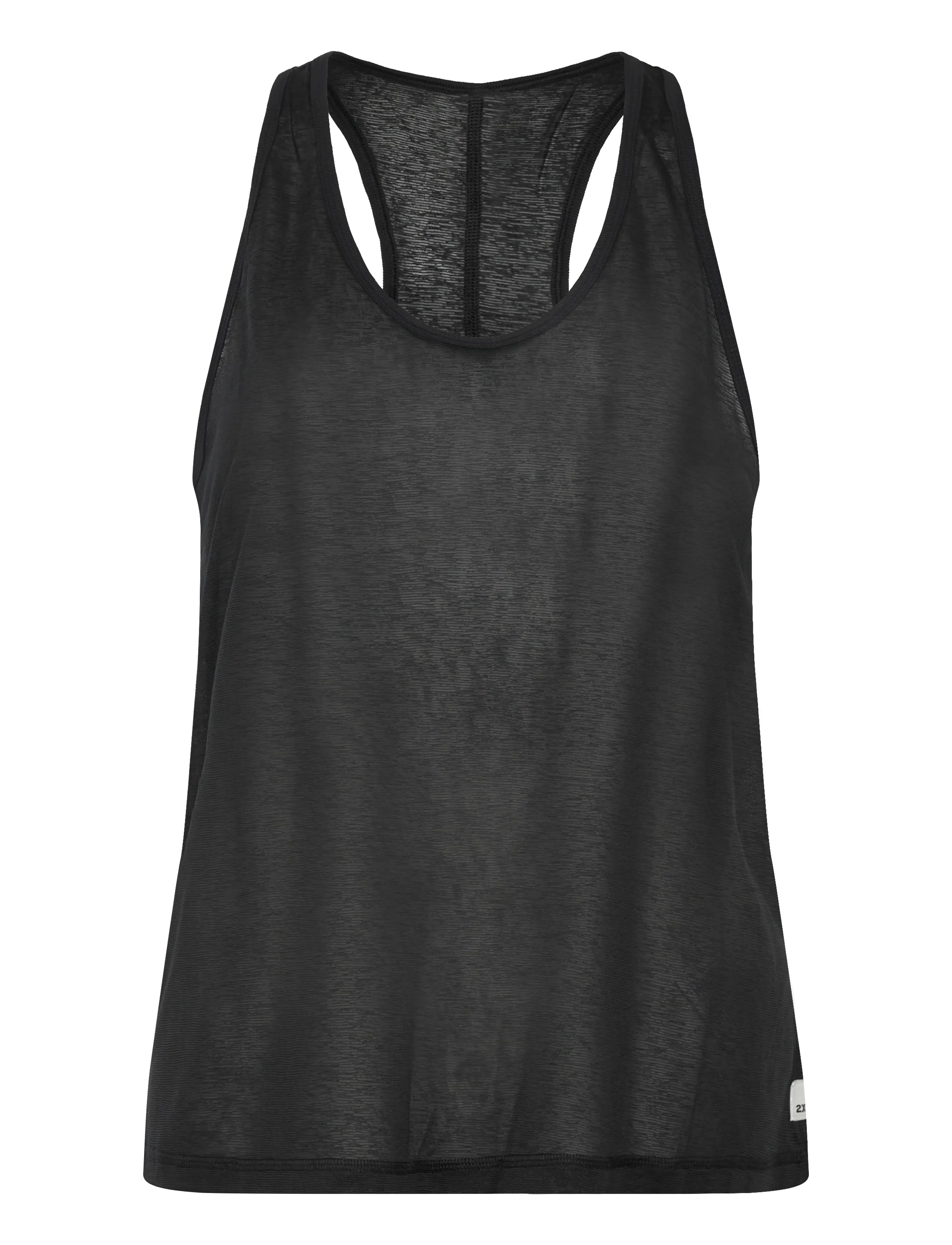 2XU RELIGHT RACERBACK SINGLET - 2XU - BLACK/WHITE / black