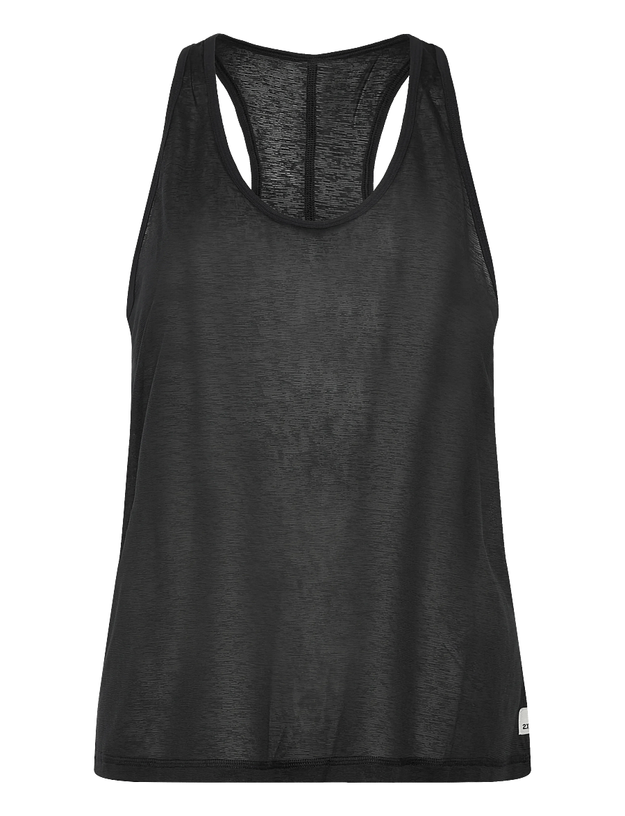 2XU - RELIGHT RACERBACK SINGLET - Õlapaeltega pluusid - black/white - 1