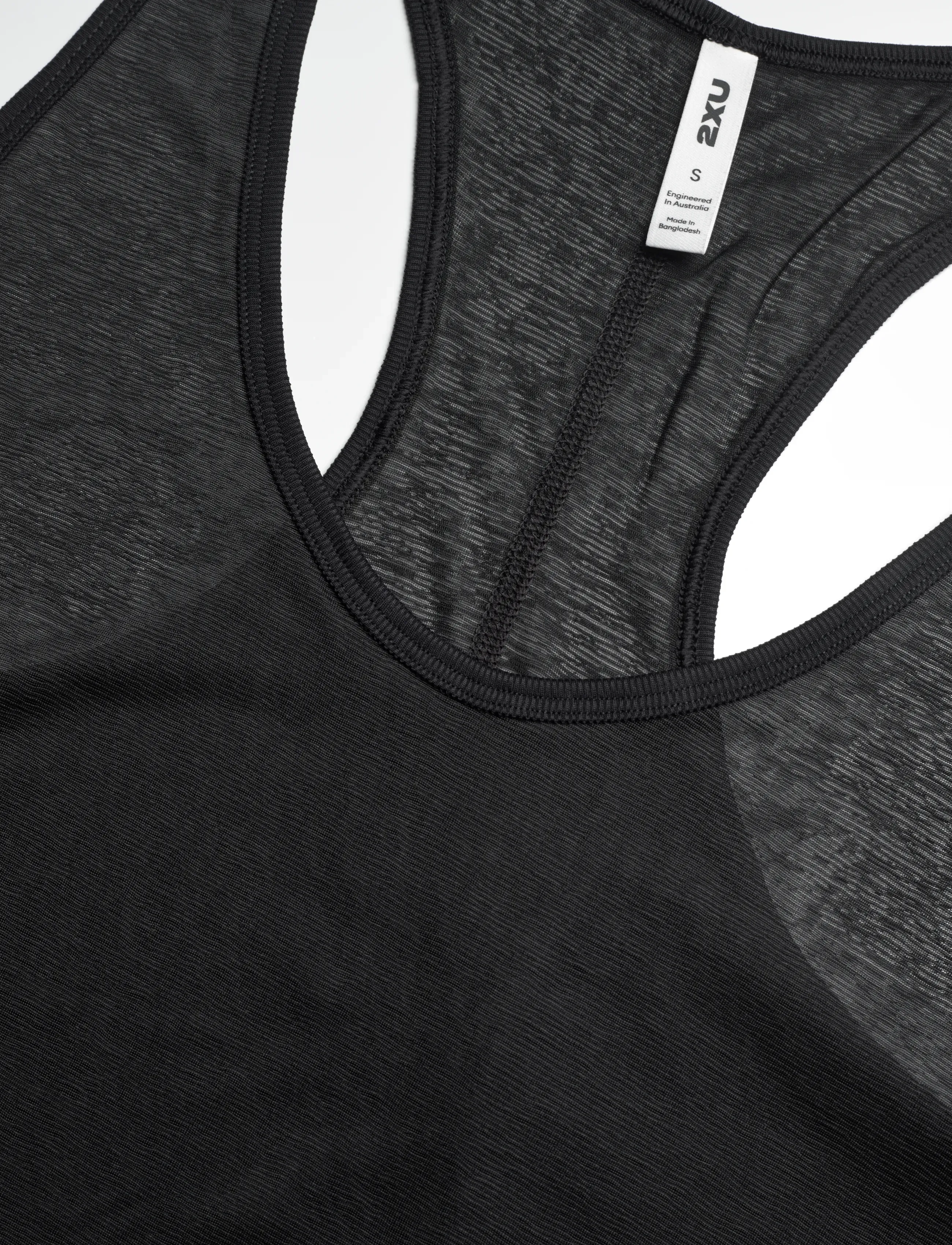2XU - RELIGHT RACERBACK SINGLET - Õlapaeltega pluusid - black/white - 2