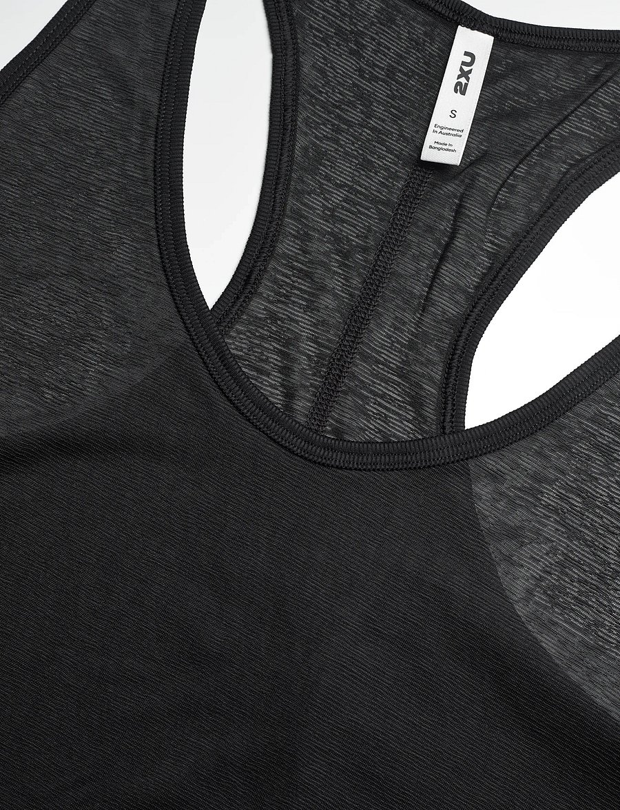 2XU - RELIGHT RACERBACK SINGLET - Õlapaeltega pluusid - black/white - 5
