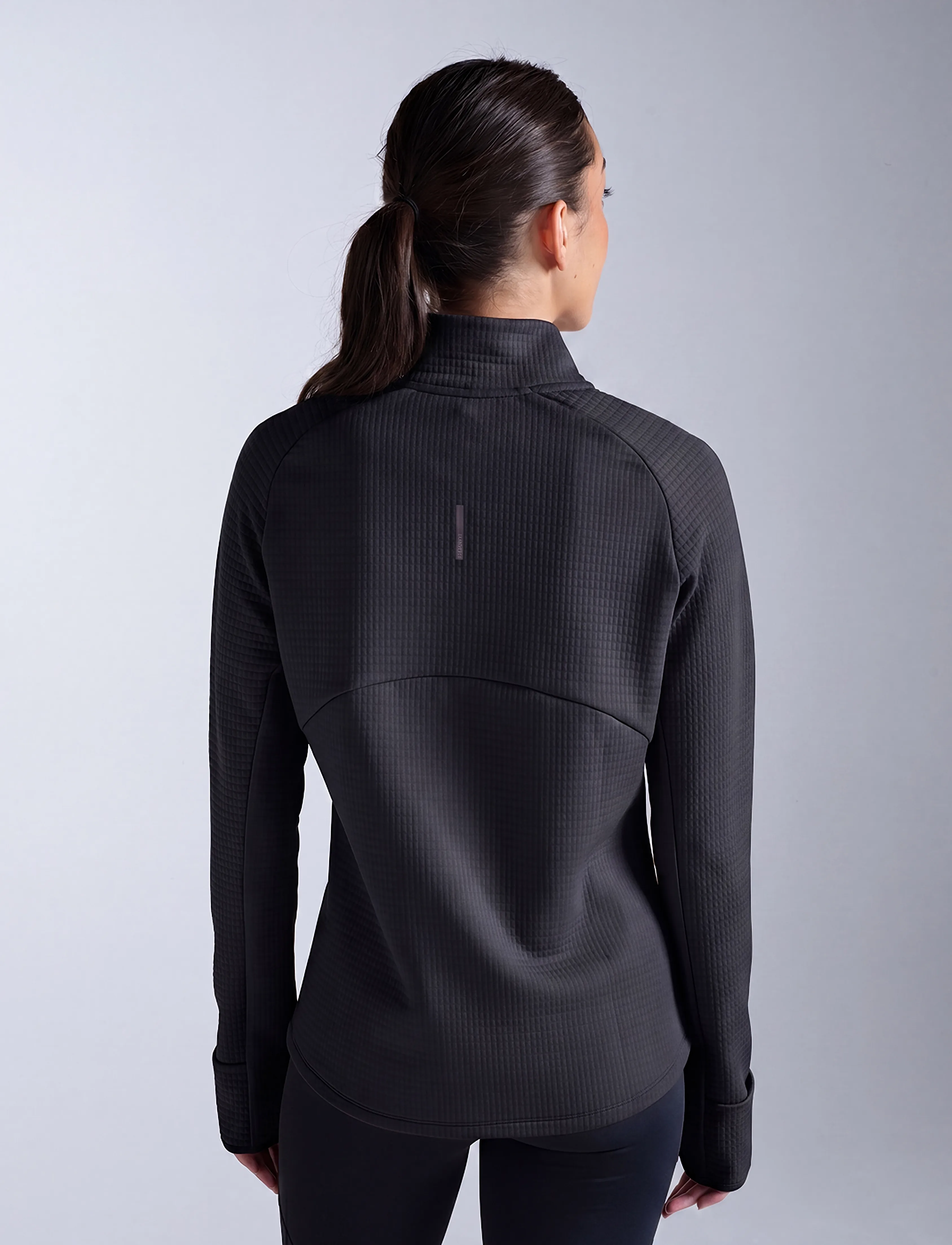 2XU - IGNITION HAPTIC 1/4 ZIP - hauts à manches longues - black/silver reflective - 3
