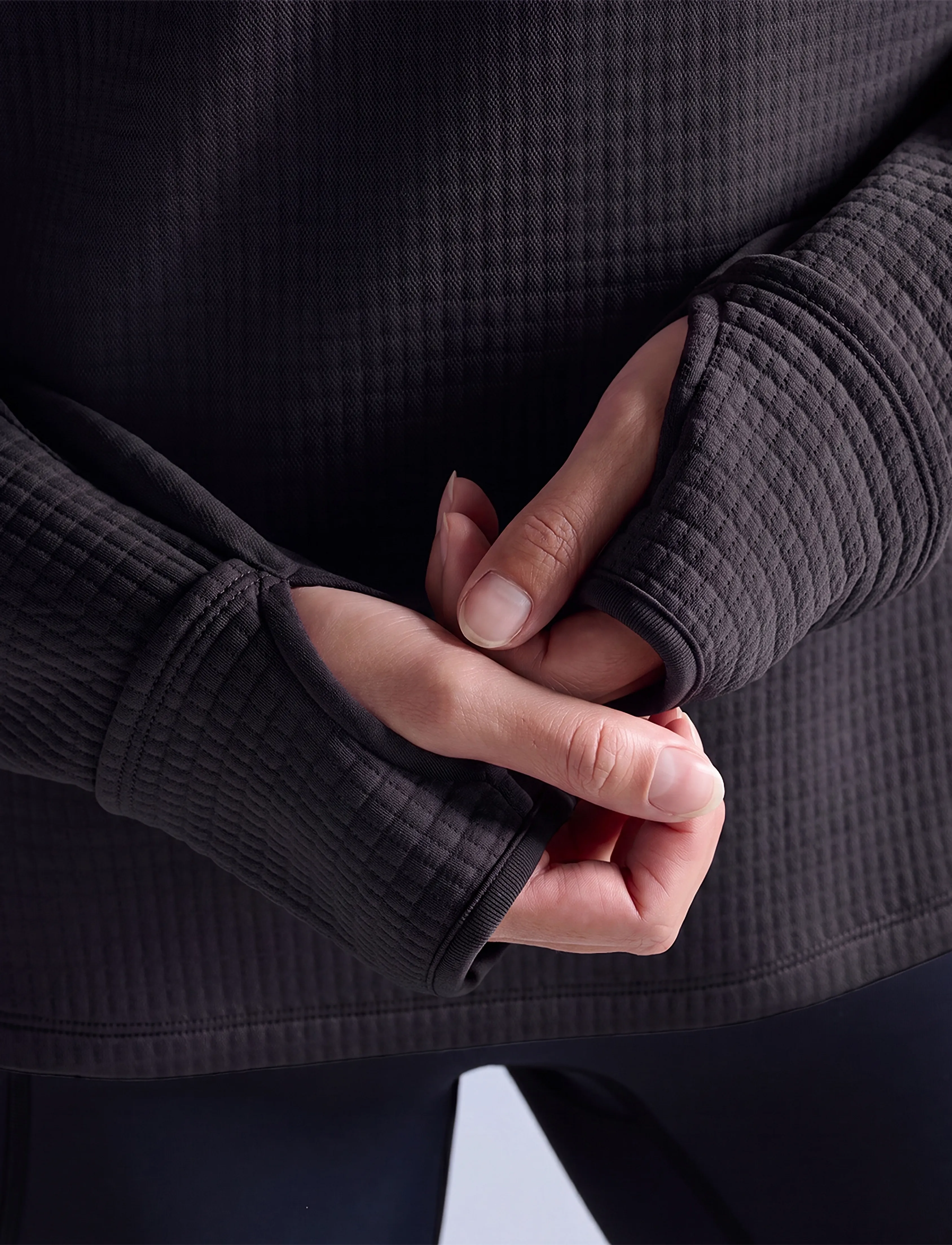 2XU - IGNITION HAPTIC 1/4 ZIP - hauts à manches longues - black/silver reflective - 4